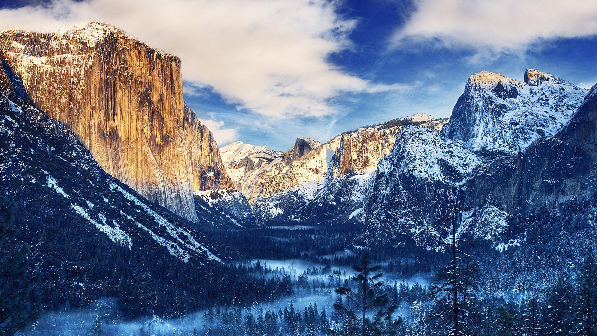 Snow covered mountains, For Computer Wallpaper, 1920x1080 Full HD Desktop