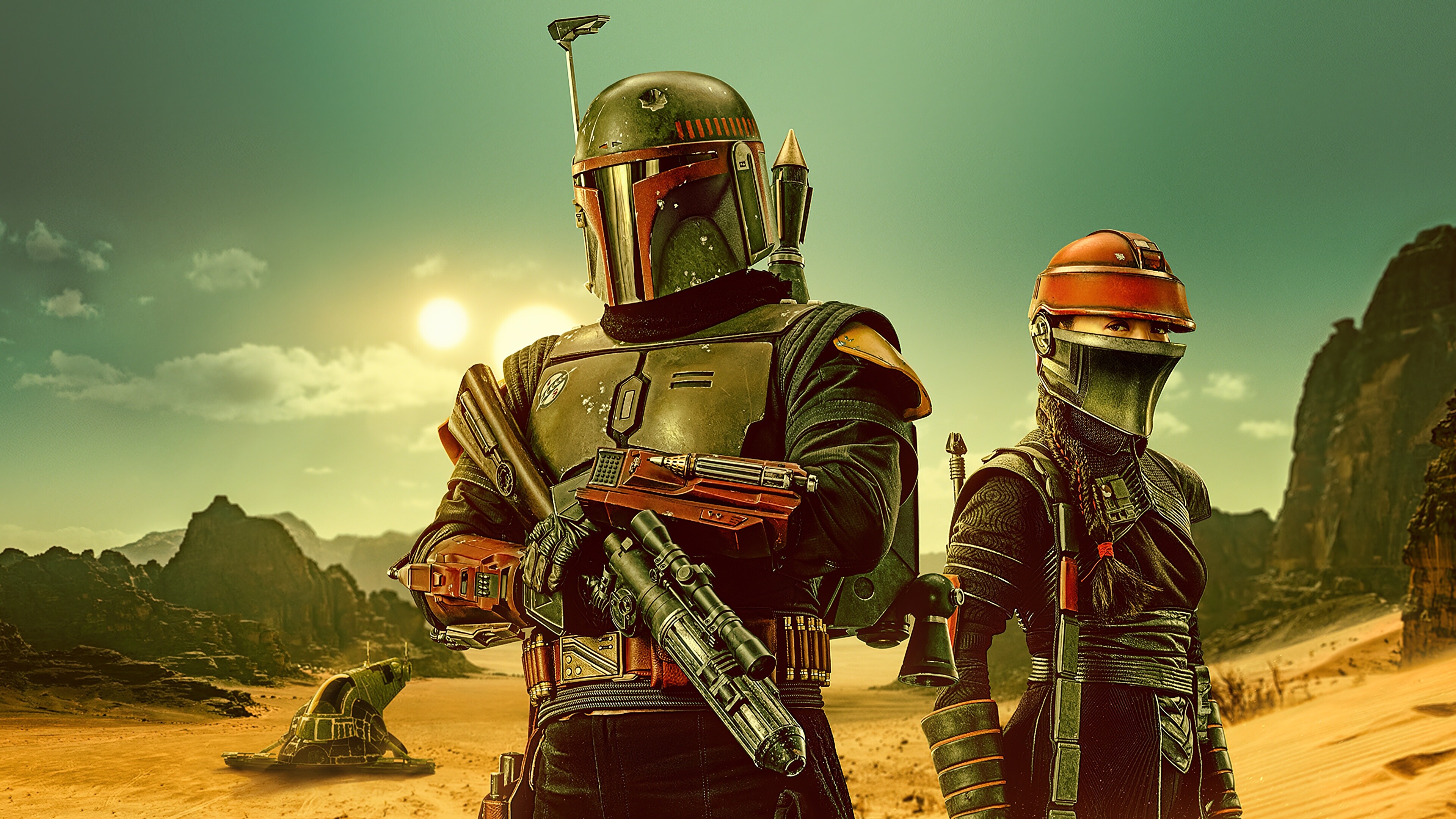 The Book of Boba Fett, Wallpaper, 4K TV series, Fennec Shand, 3840x2160 4K Desktop