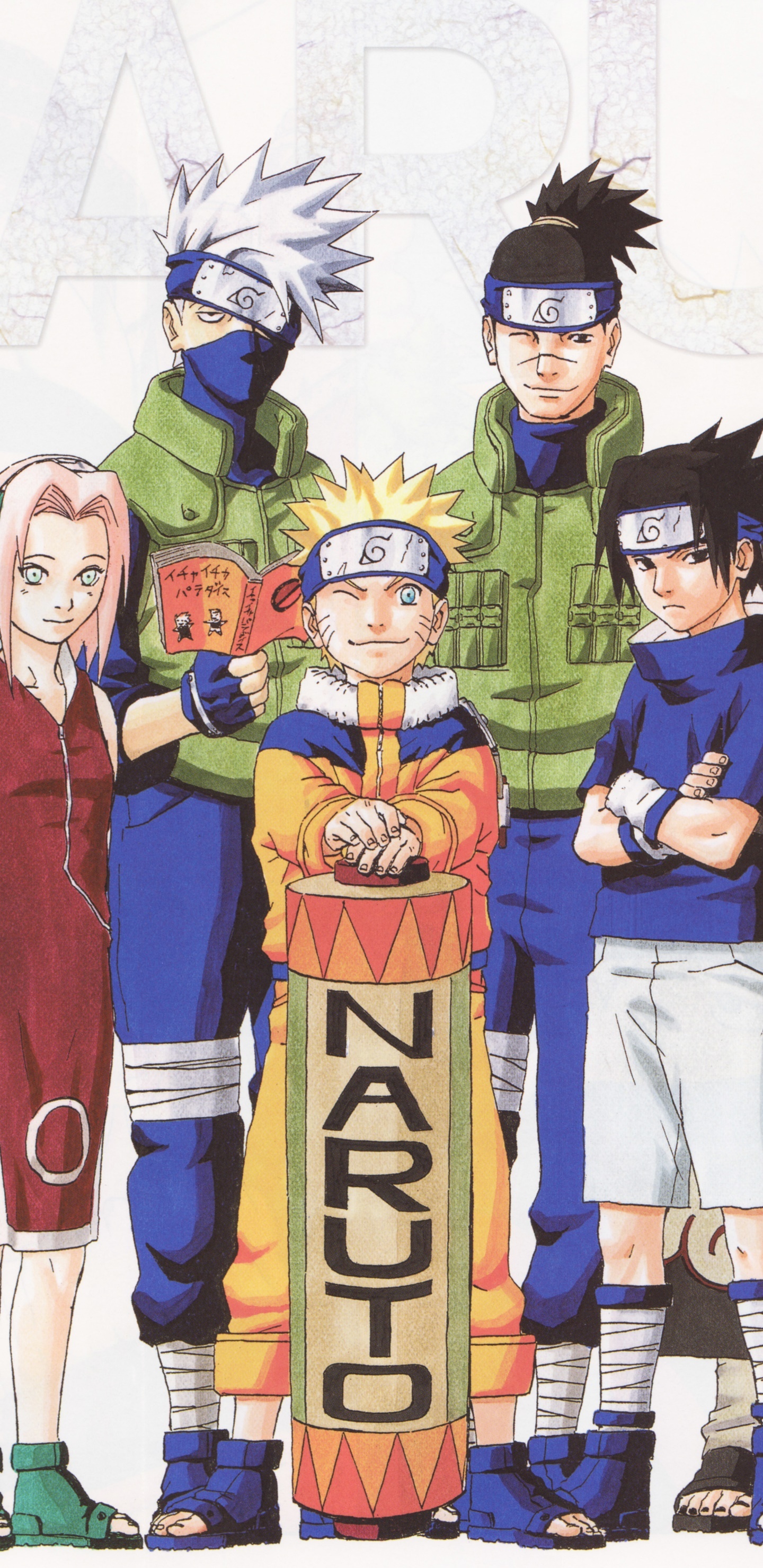 Naruto Uzumaki, Kakashi Hatake, Sasuke Uchiha, Sakura Haruno, Iruka Umino, HD Phone wallpaper