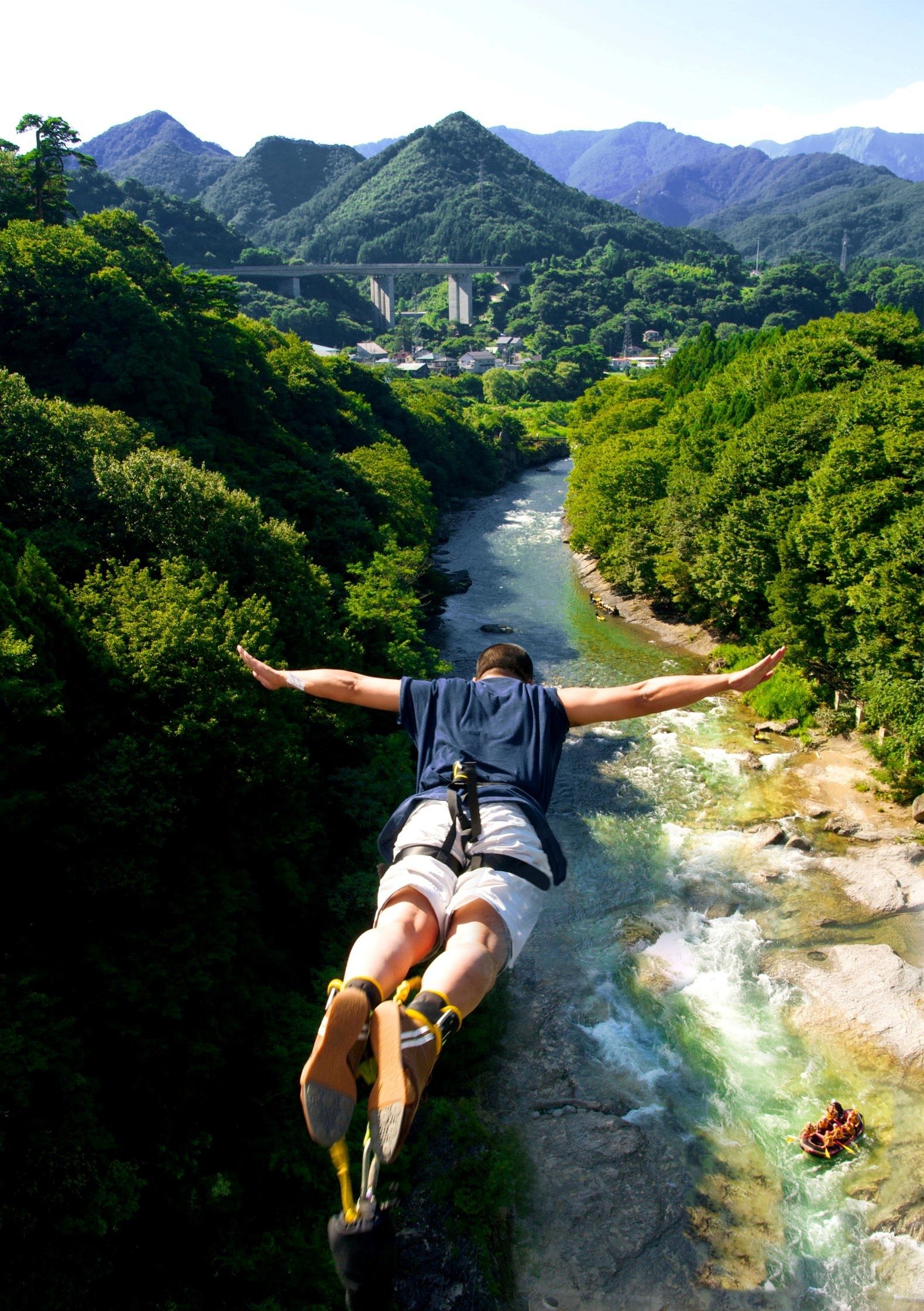 Minakami, Bungee Jumping Wallpaper, 1580x2250 HD Phone