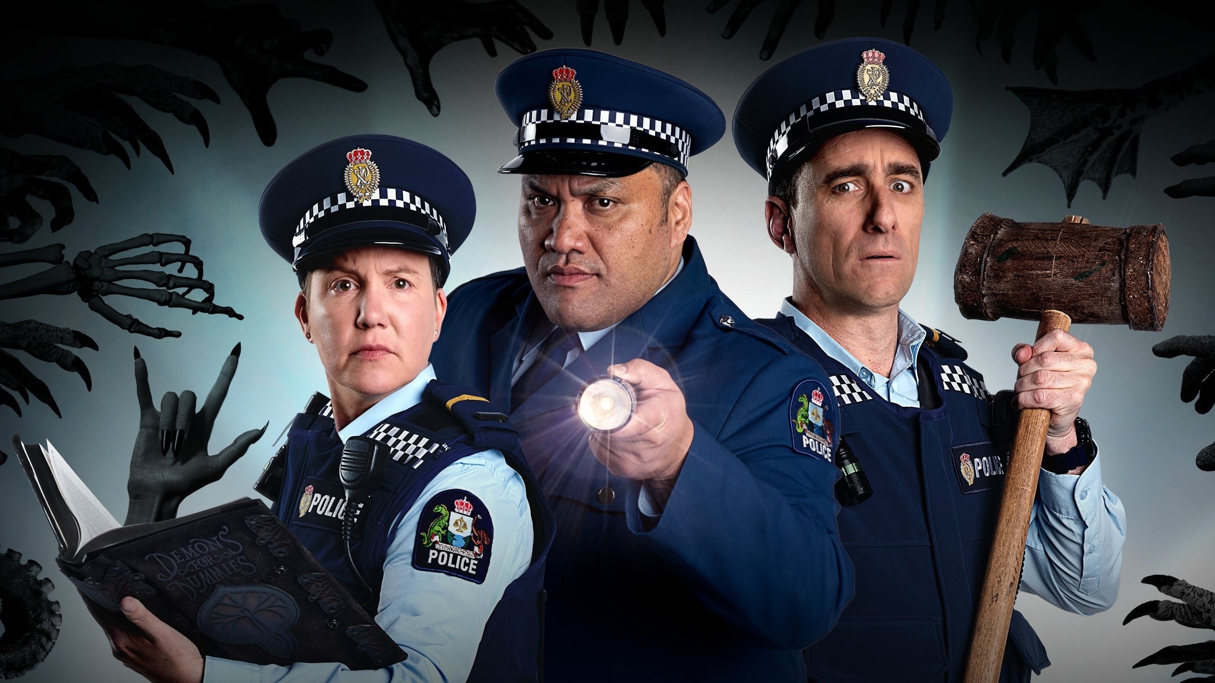 Wellington Paranormal, Supernatural investigations, Hilarious comedy, Quirky characters, 2490x1400 HD Desktop