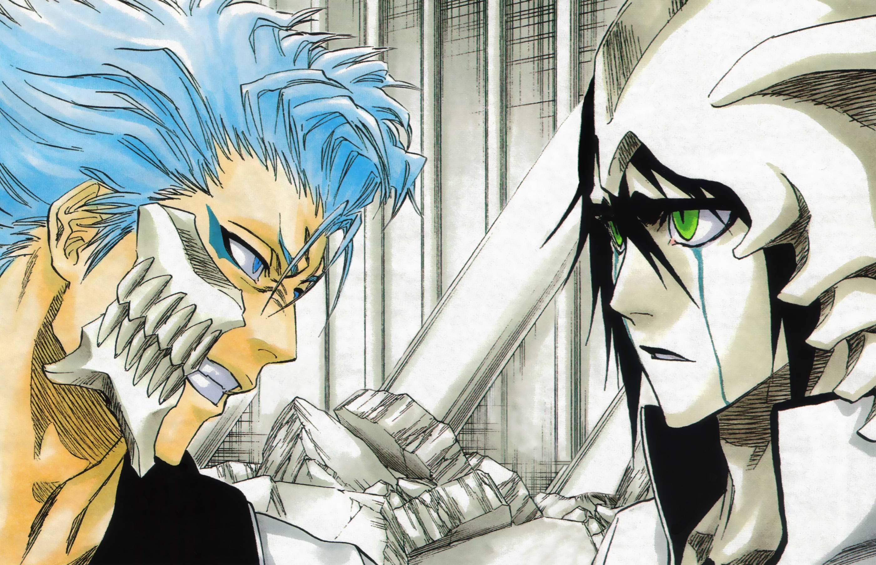 Grimmjow Jaggerjack, Manga series, Character portrayal, Anime art, 2800x1810 HD Desktop