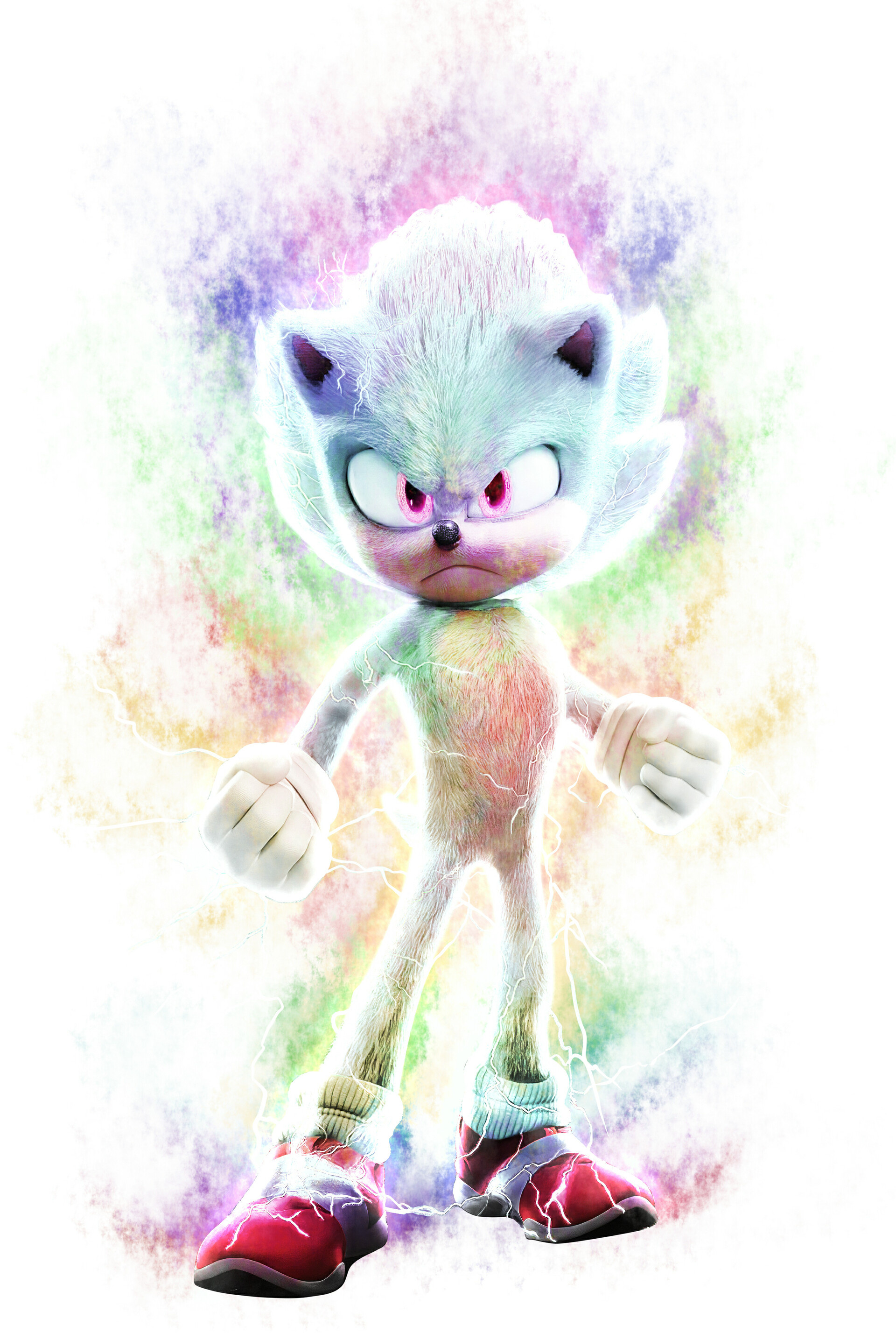 Hyper Sonic, Sonic the Movie, Sonic's epic speed, Sonic's light-speed adventure, 1920x2860 HD Phone