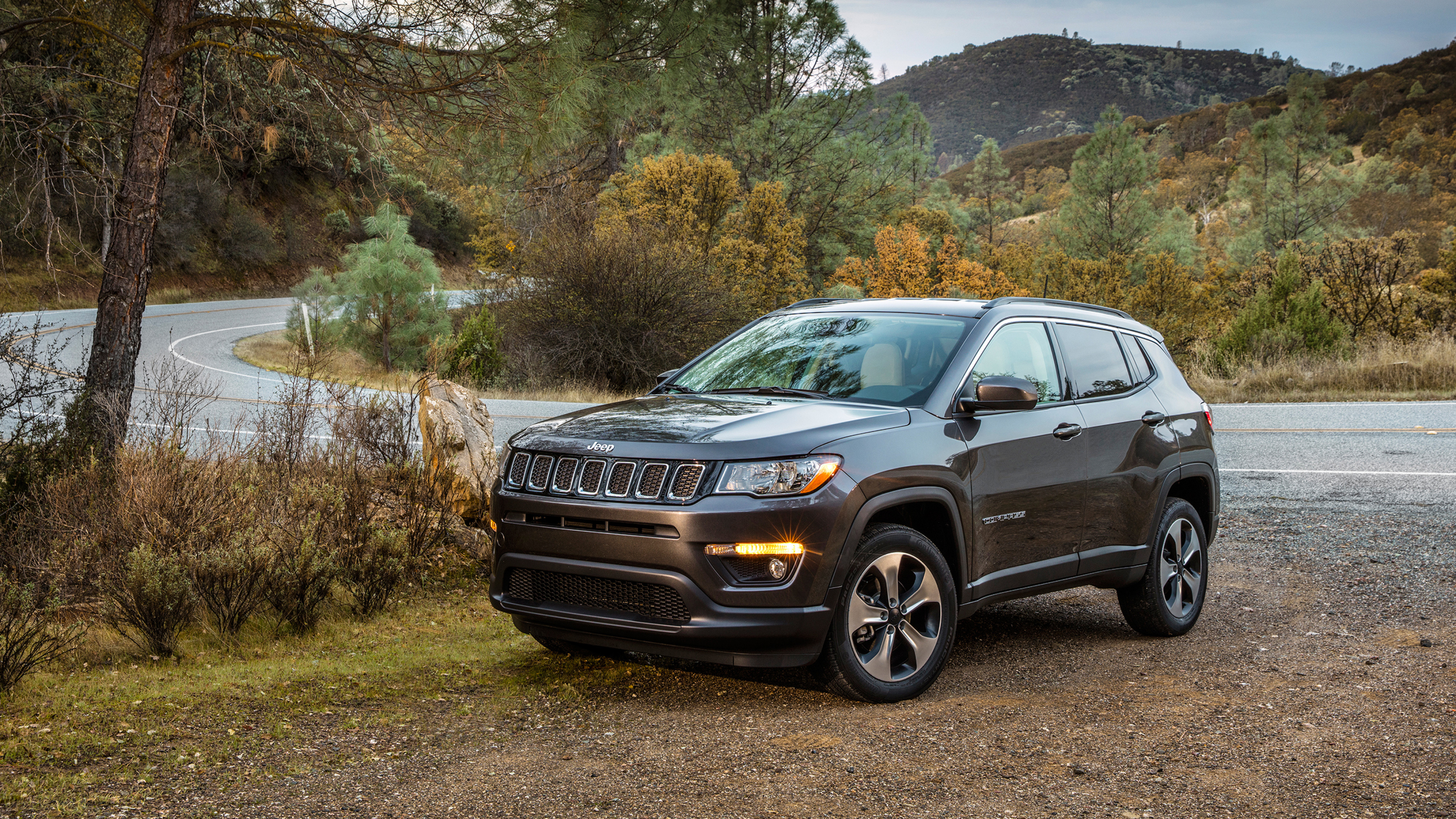 Jeep Compass, Latitude model, Stylish SUV, Reliable performance, 3840x2160 4K Desktop