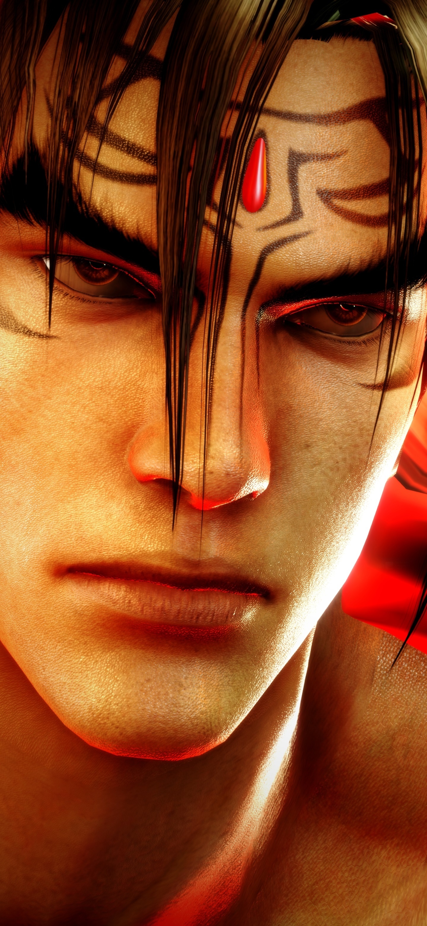 Devil Jin, Tekken 7, Devil Gene markings, HD Phone wallpaper
