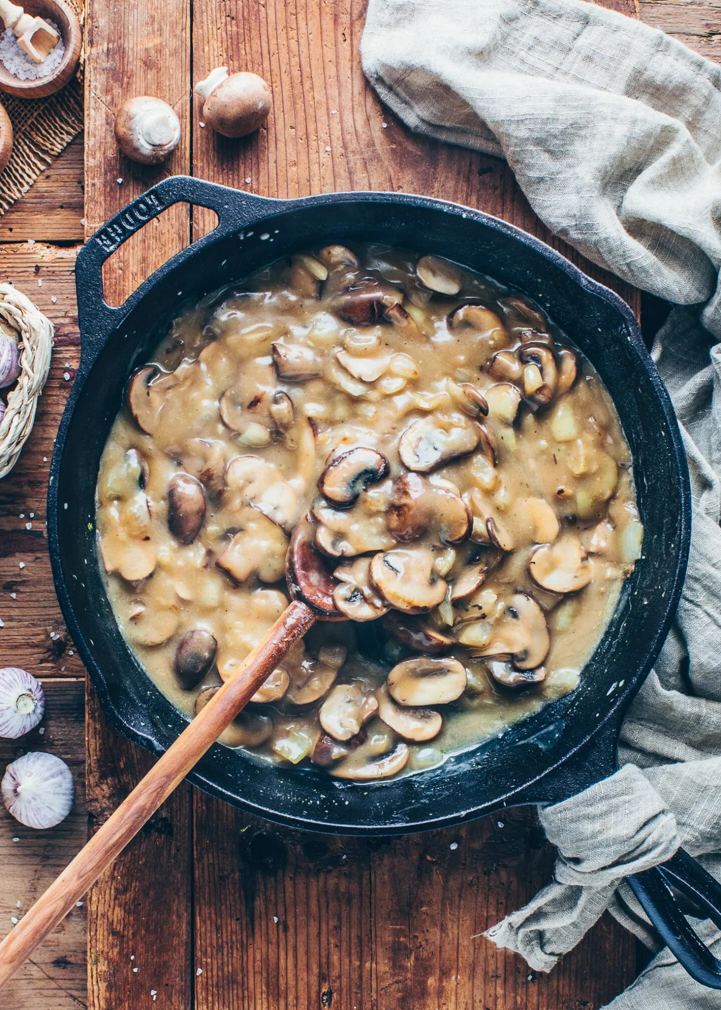 Vegan mushroom stroganoff, Creamy delight, Easy recipe, Plant-based goodness, 1440x2020 HD Phone