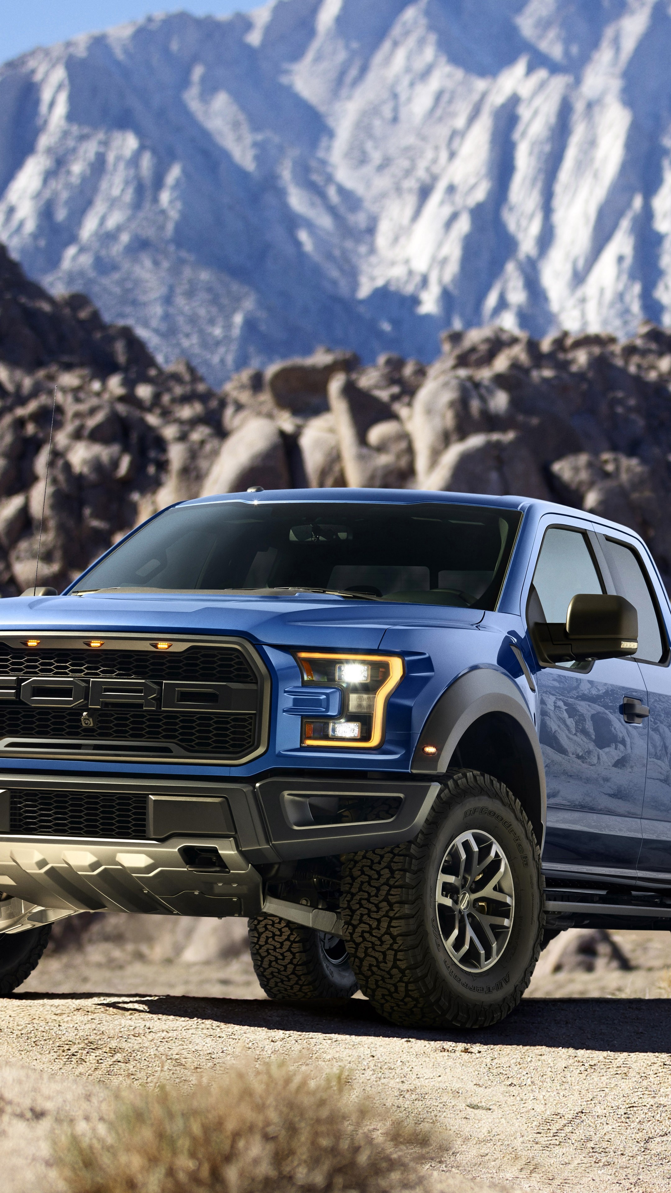 Ford F-150 Raptor, Detroit Auto Show 2015, Impressive design, Beast unleashed, 2160x3840 4K Phone