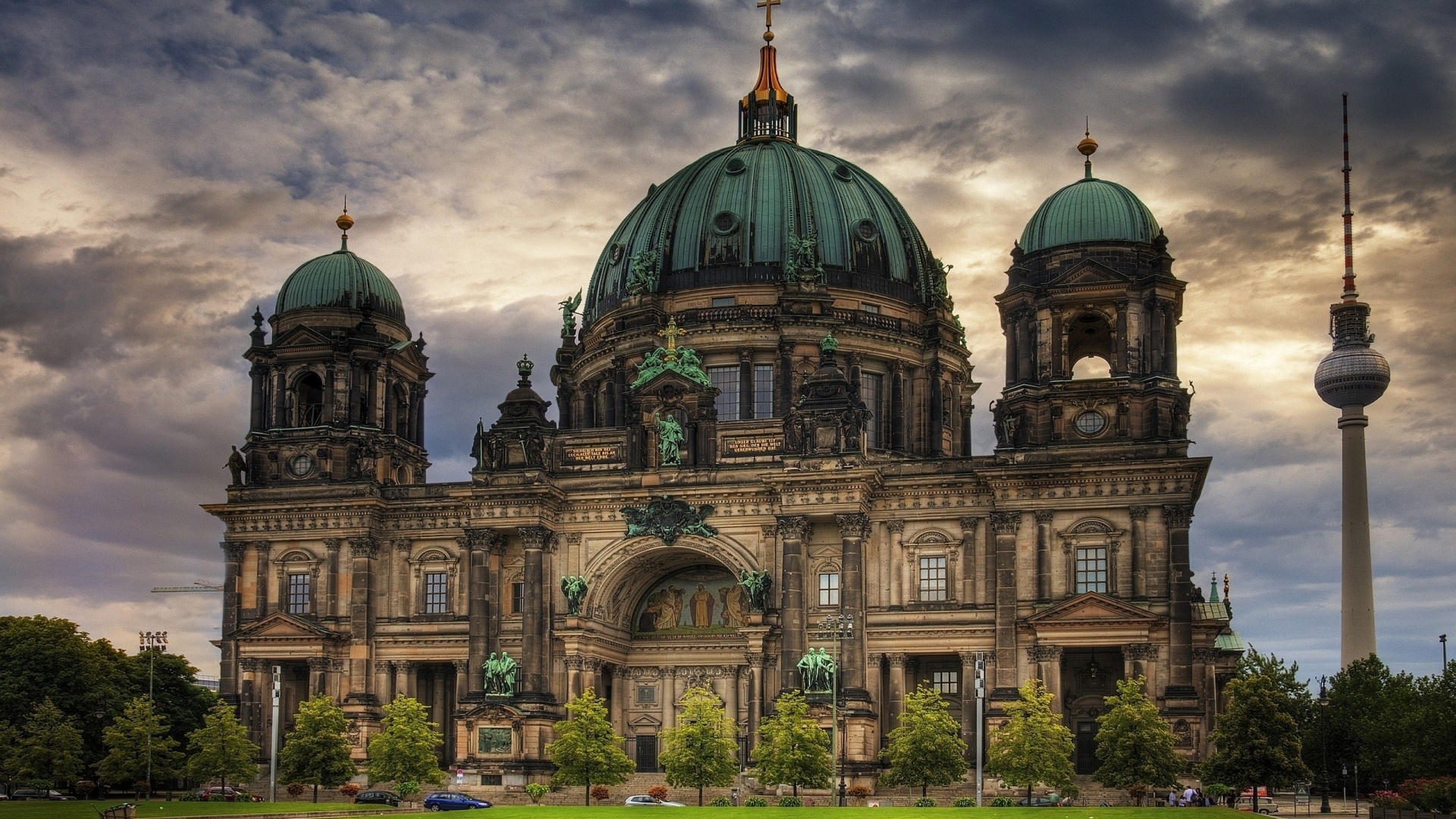 Berlin Dom HD wallpapers, Cathedral beauty, Desktop backgrounds, Architectural wonder, 1920x1080 Full HD Desktop