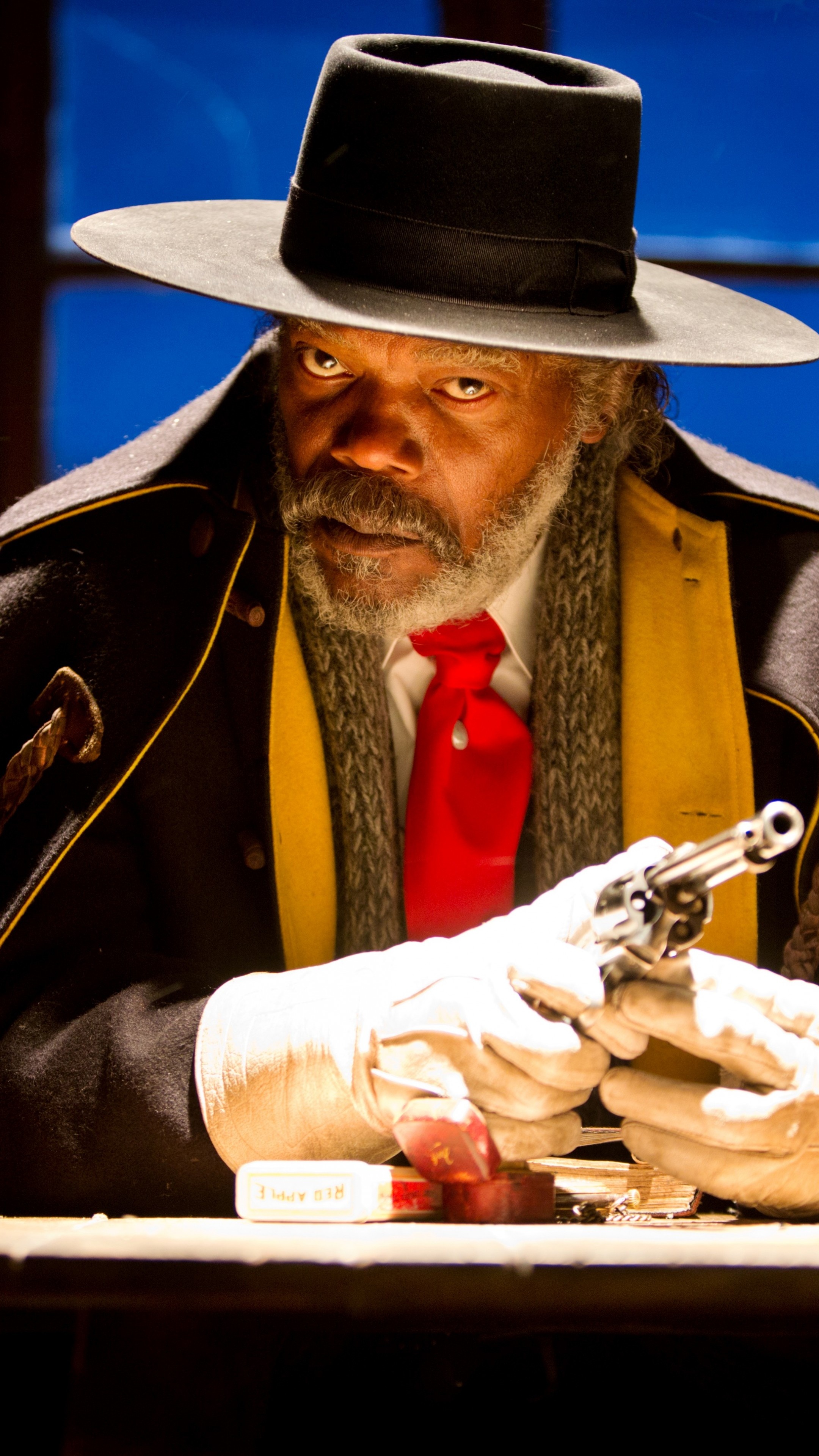 The Hateful Eight movie, Samuel L. Jackson, 2160x3840 4K Phone