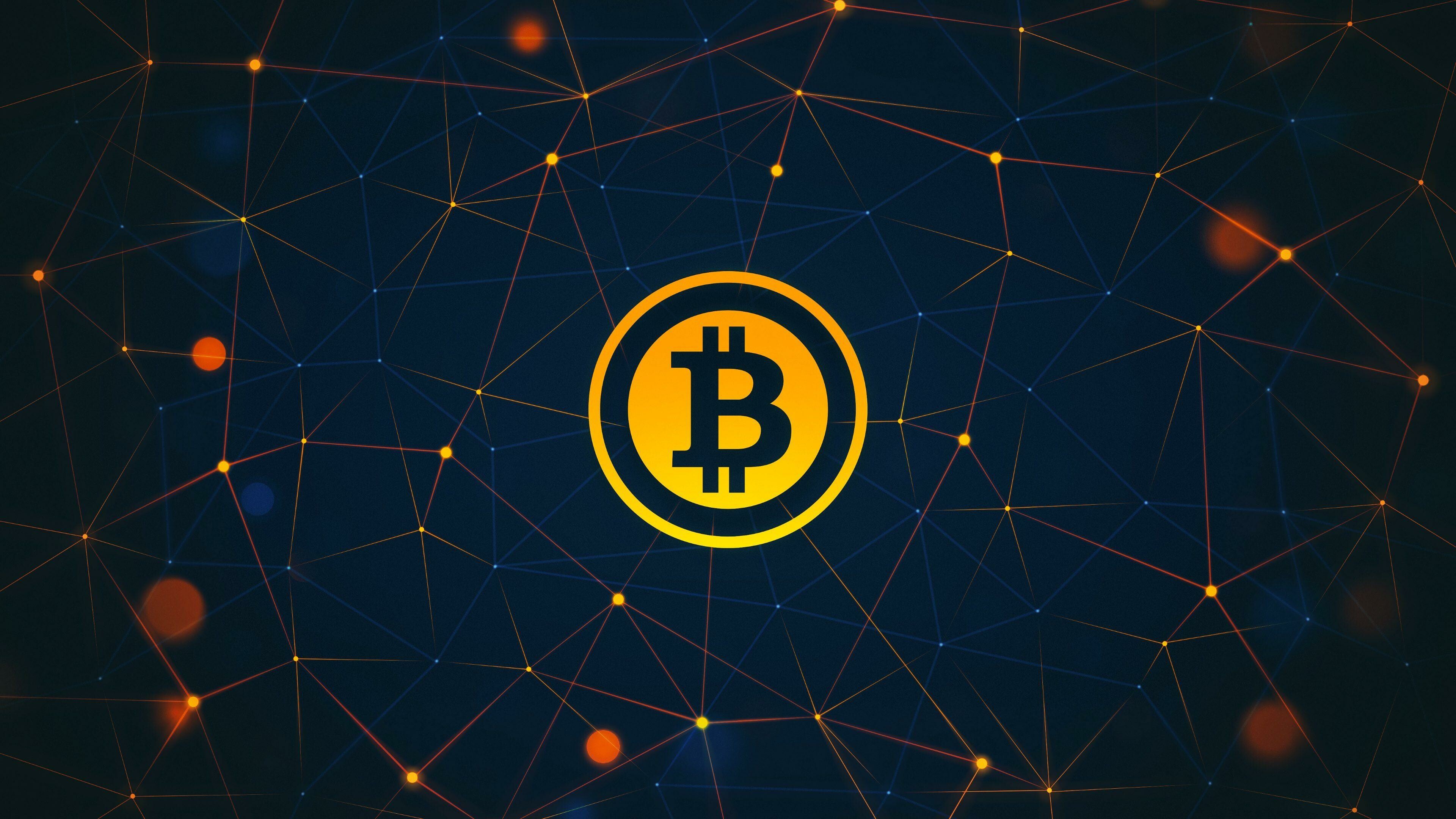 Bitcoin desktop wallpapers, Cryptocurrency, Technological theme, Digital assets, 3840x2160 4K Desktop