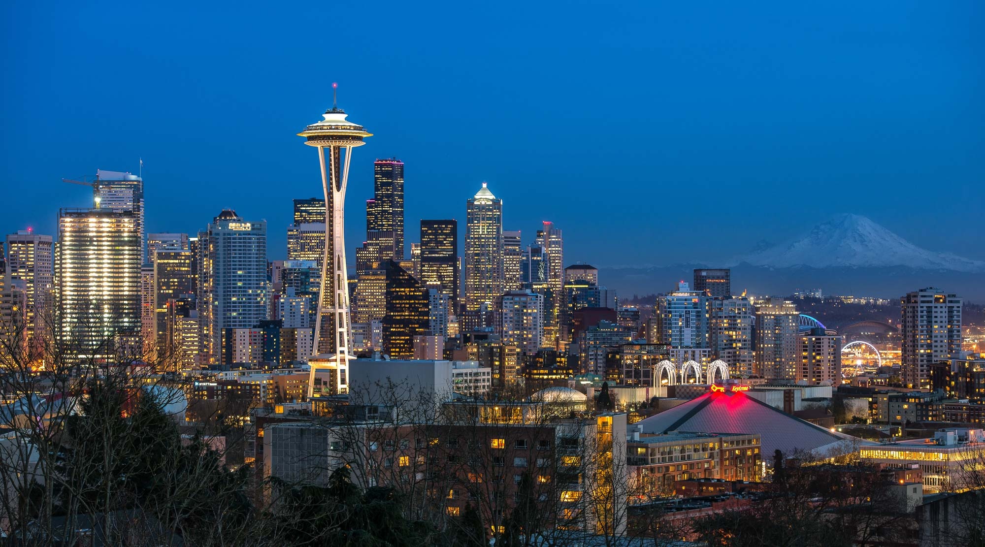 Cityscape, Travels, Seattle, Brian Pix, 2000x1120 HD Desktop