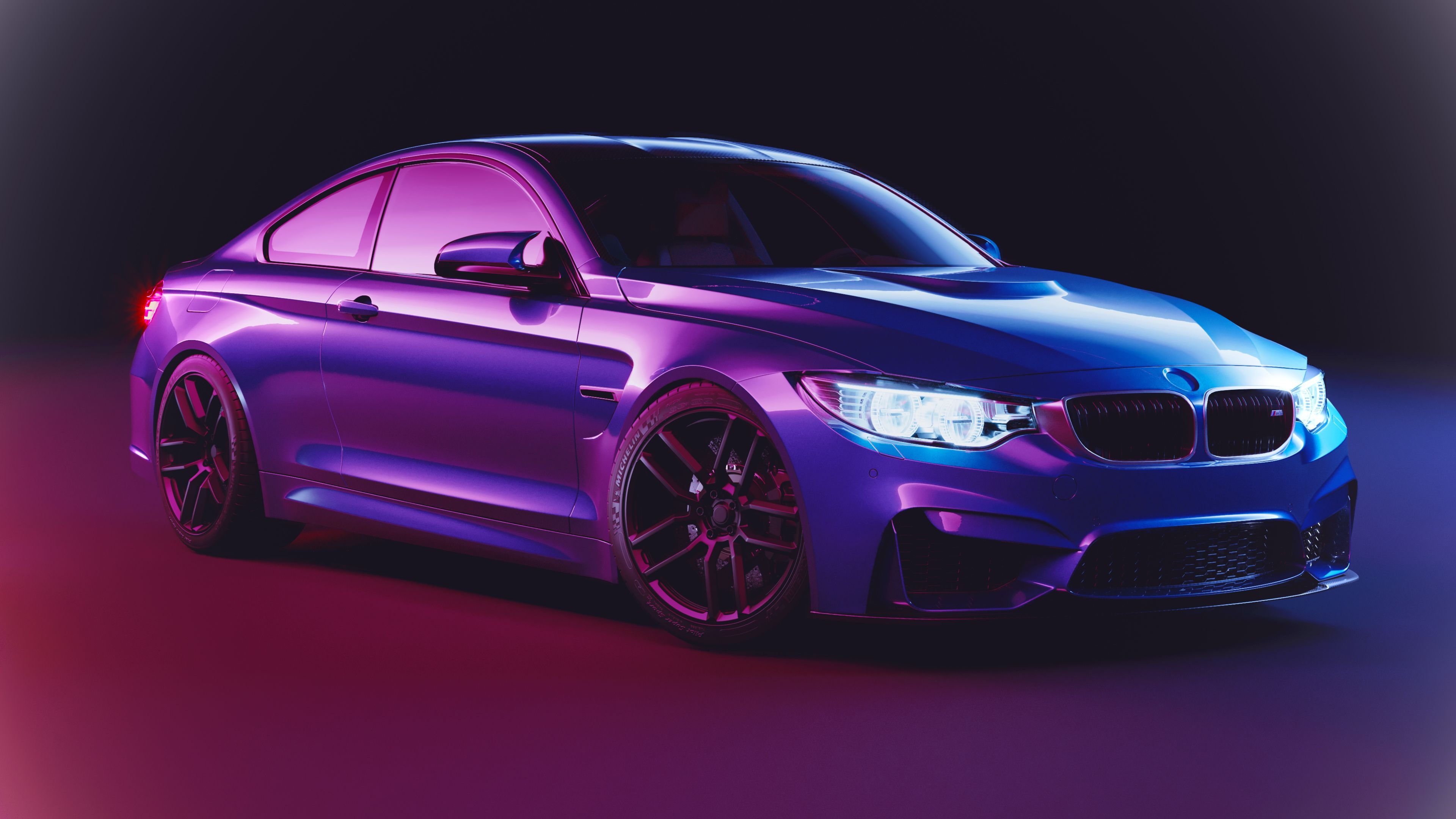 VMR v710 Wheels, BMW M4 Wallpaper, 3840x2160 4K Desktop