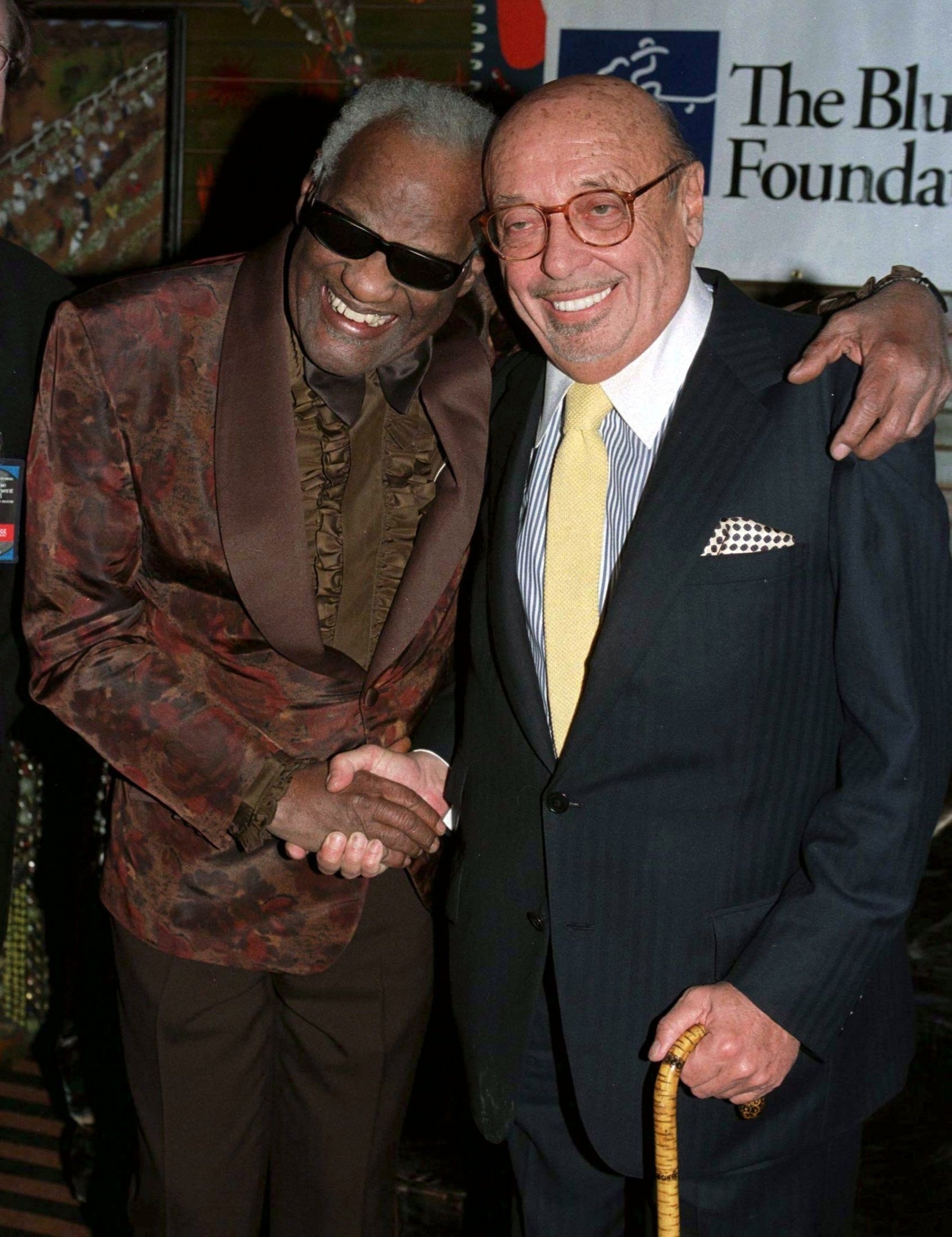 Ahmet Ertegun, Ray Charles Wallpaper, 1700x2200 HD Phone