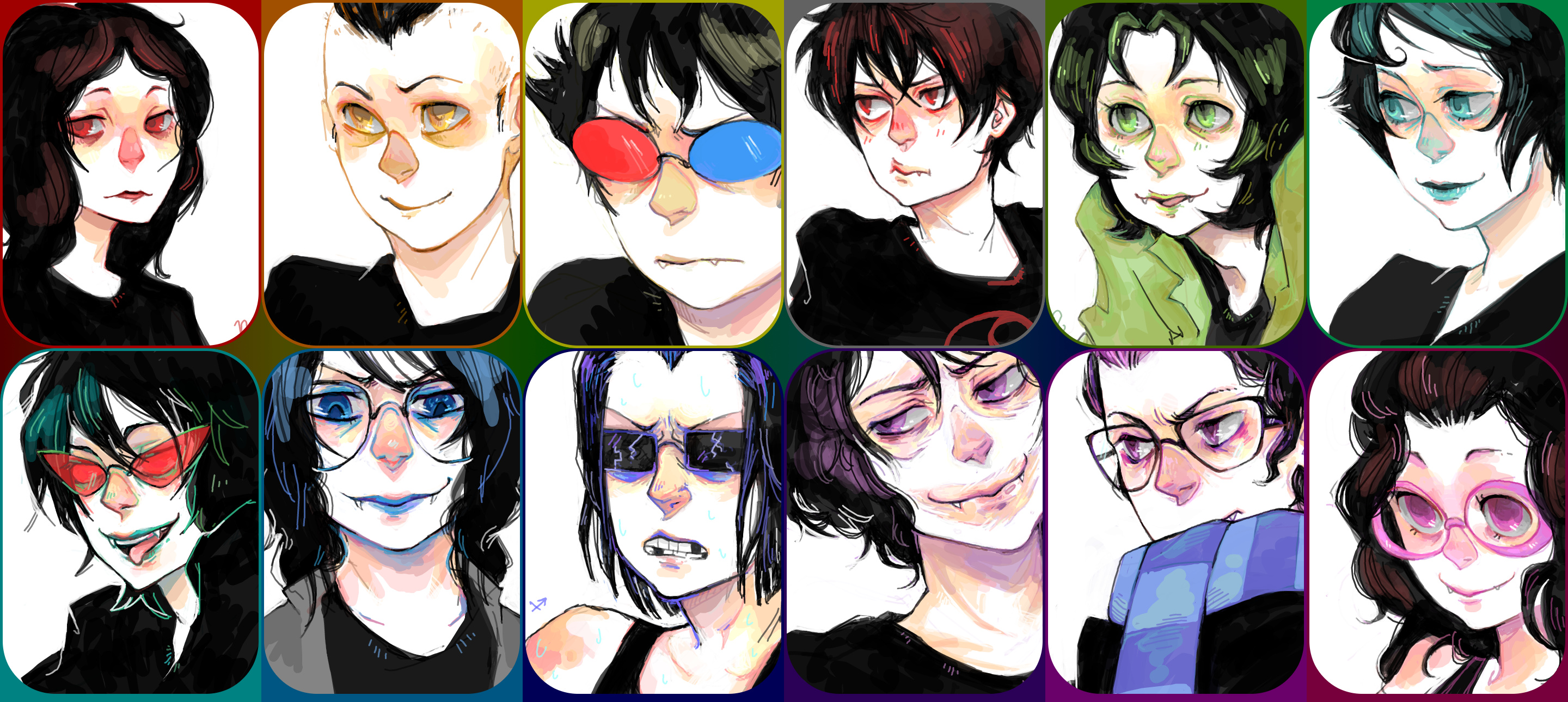 Homestuck wallpapers, Homestuck characters, Homestuck fan art, Homestuck aesthetic, 2880x1290 Dual Screen Desktop