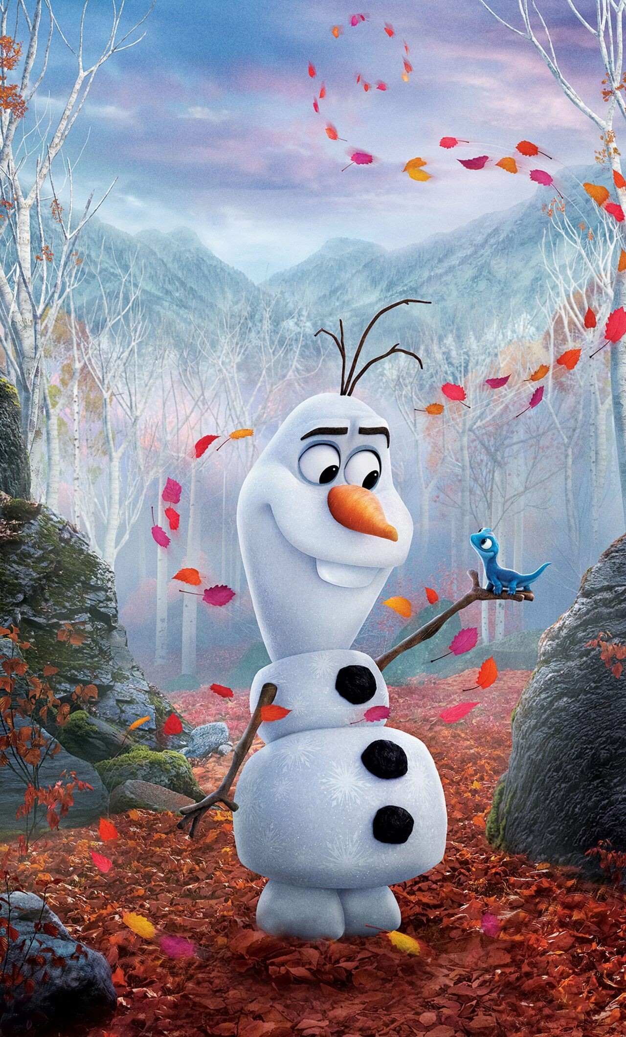 Olaf wallpapers 4K, Olaf backgrounds, Wallpaper, 1280x2120 HD Phone