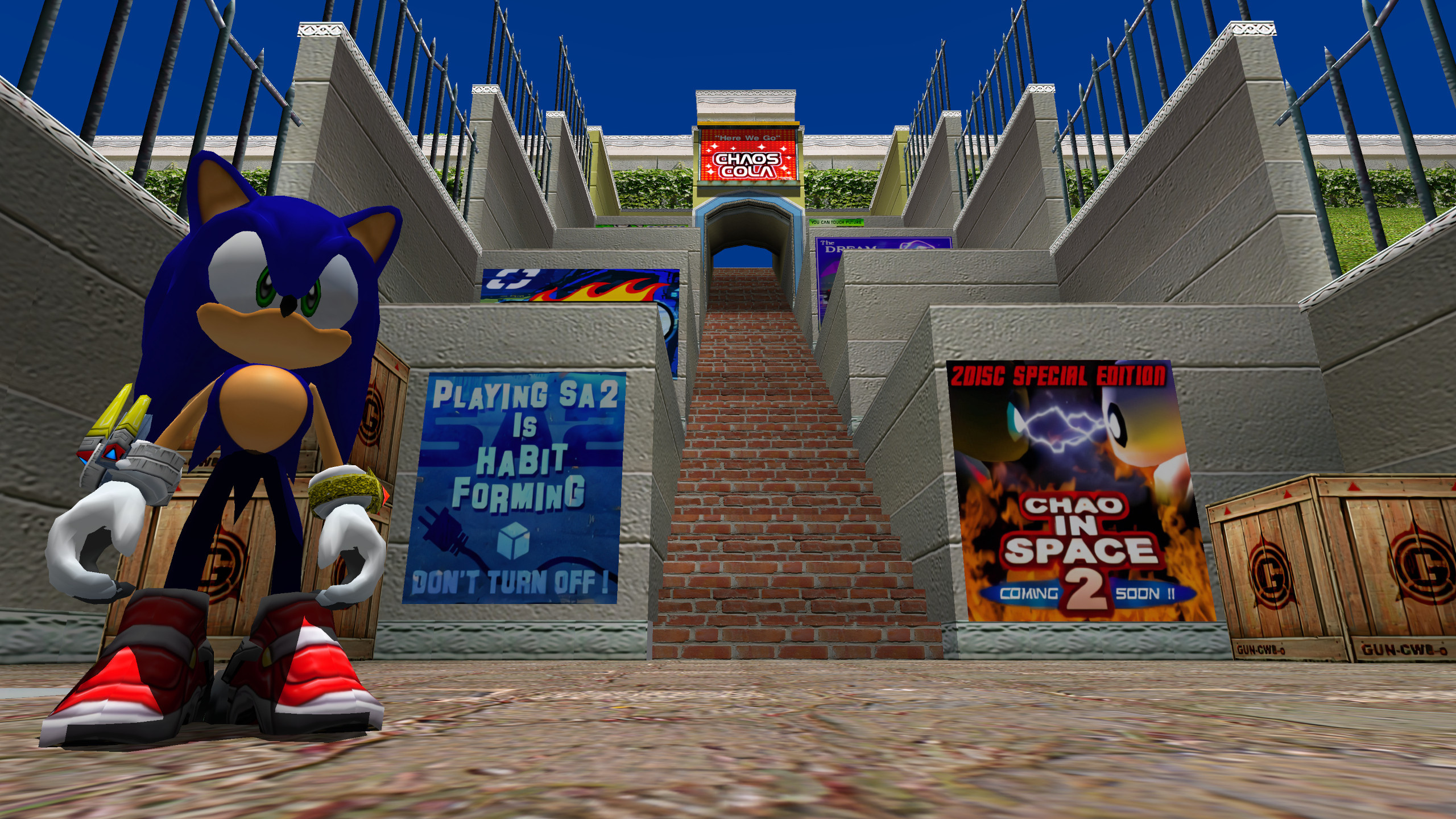 Sonic the Hedgehog, Chao in Space 2, City Escape, HD Desktop wallpaper