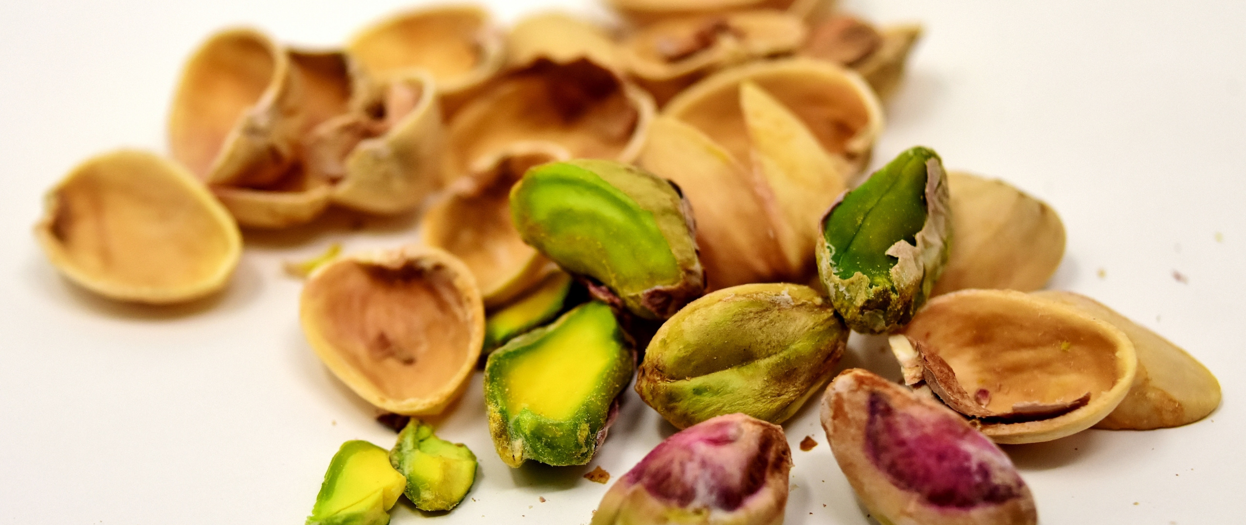 Pistachios, Close-up, Dual wide HD, Background, 2560x1080 Dual Screen Desktop