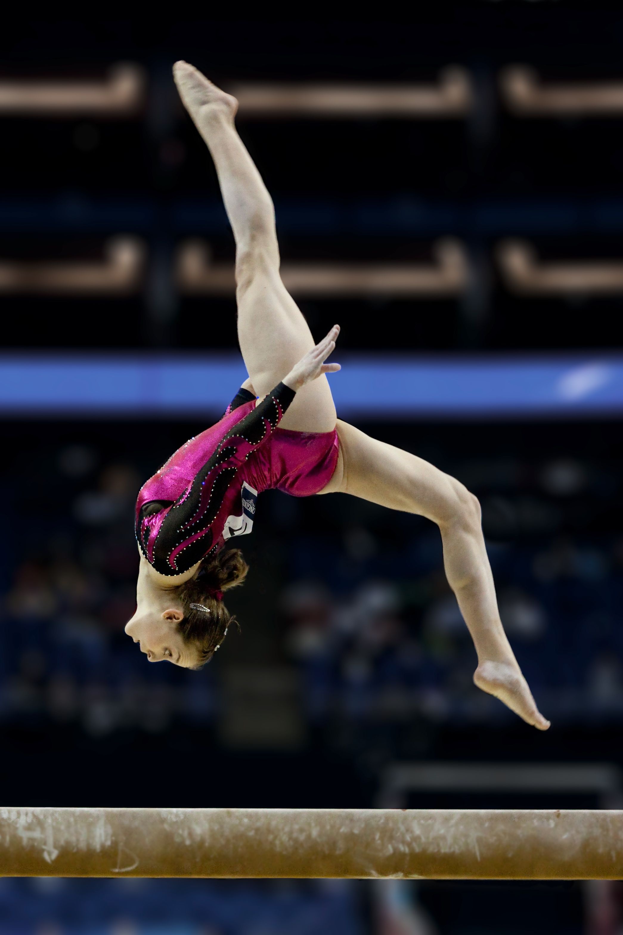 Balance Beam, Gymnastics, Flawless execution, Dynamic routines, 2090x3140 HD Phone