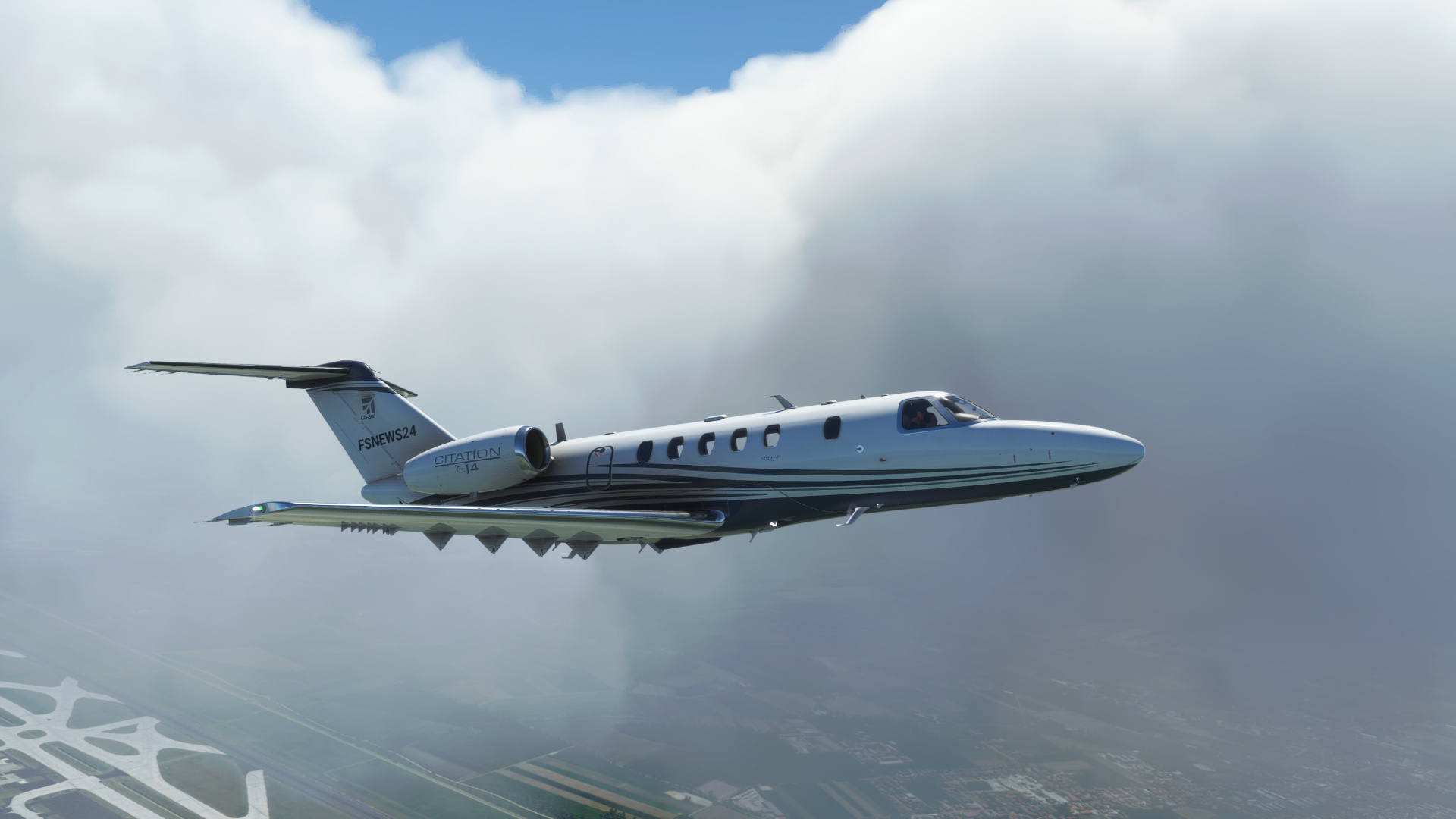 Cessna Citation CJ4, Wieder Betriebsbereit, MSFS Working Title, 1920x1080 Full HD Desktop