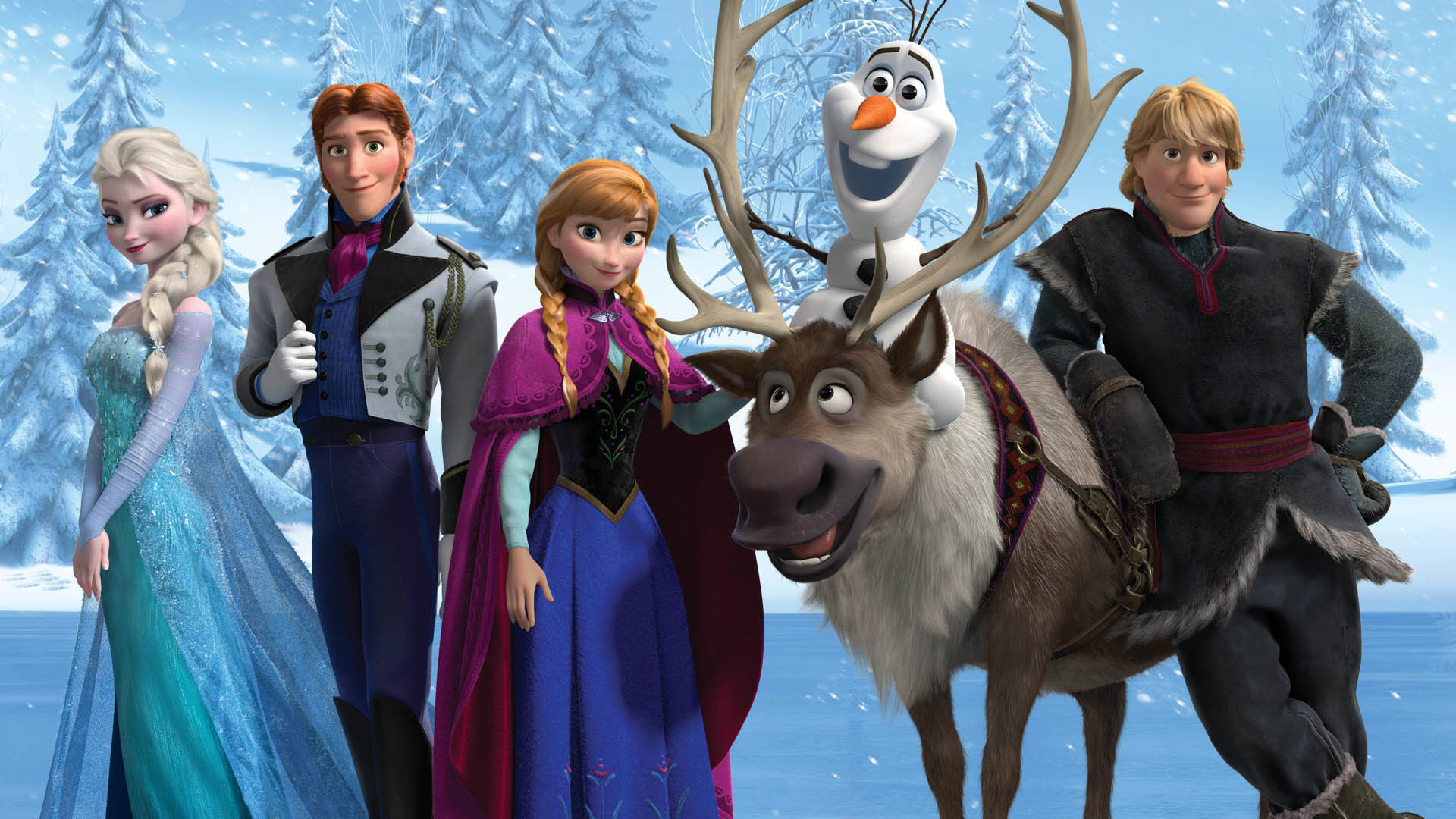 Kristoff, Anna Elsa Hans, Frozen movie, 1920x1080 Full HD Desktop