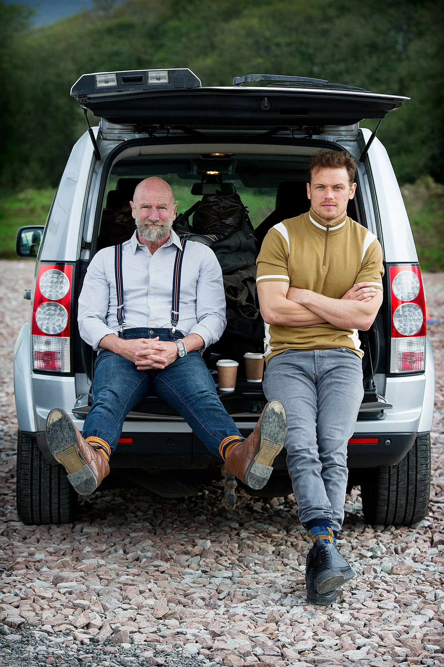 Sam Heughan, Men in Kilts travel show, Sam and Graham McTavish, Exciting rumors, 1510x2260 HD Phone