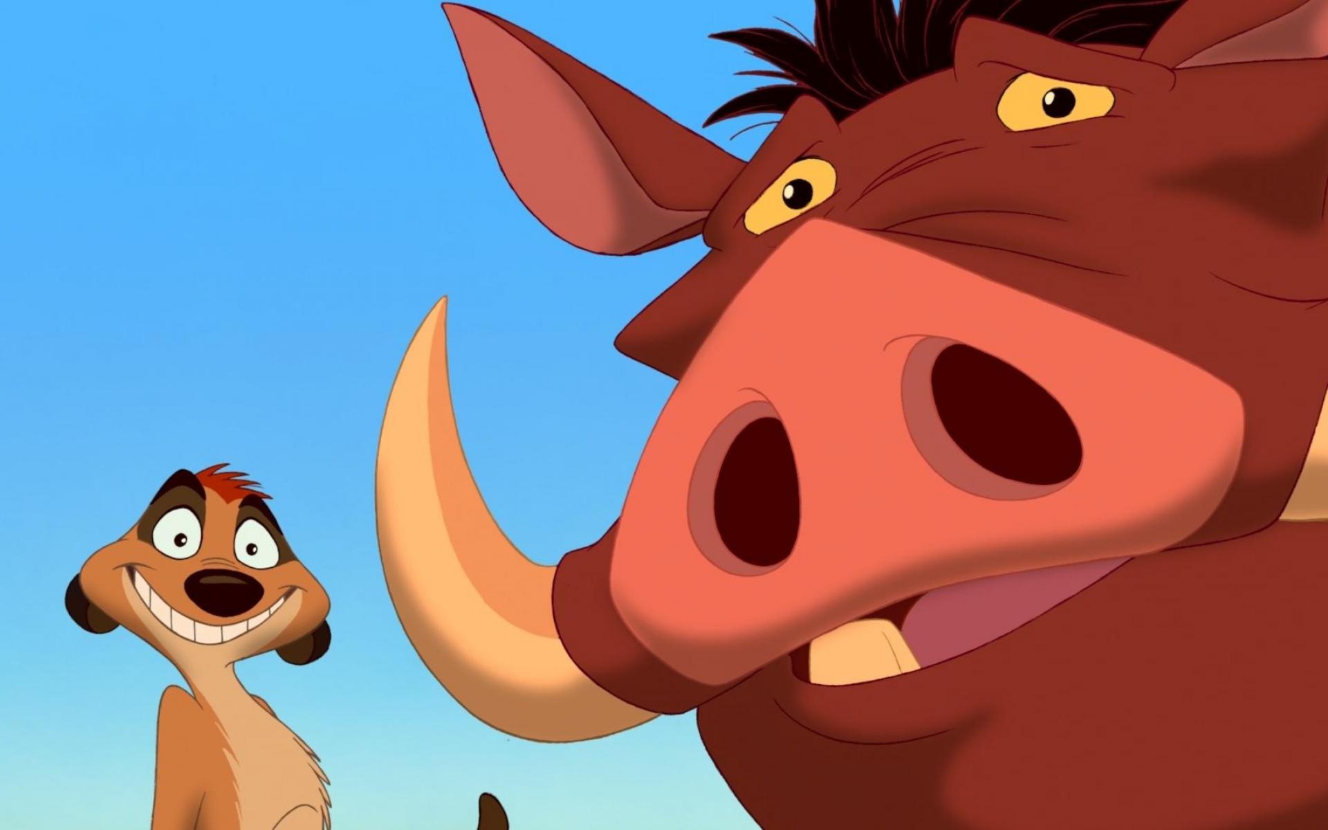 Timon and Pumbaa, TV series, Animation, Mickey Mouse, 1920x1200 HD Desktop