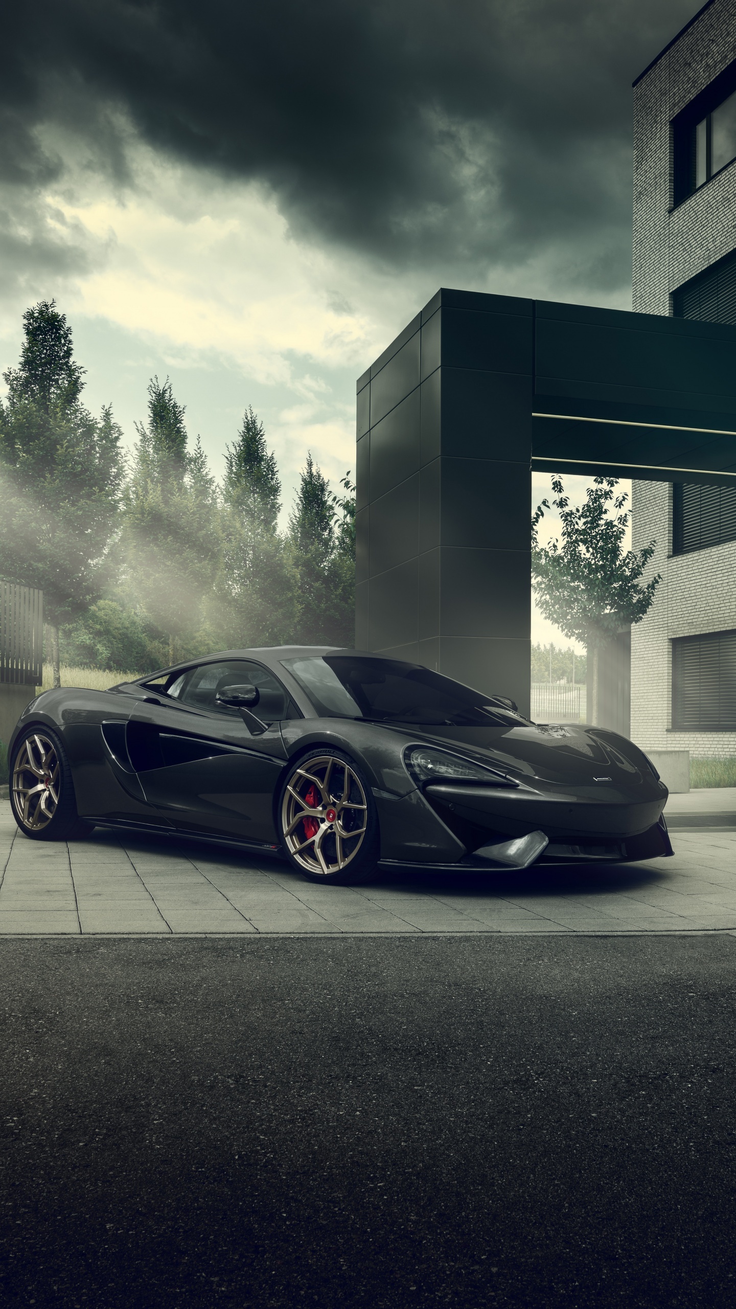 McLaren 570S, Pogea racing, 4k and 8k cars, 1440x2560 HD Phone