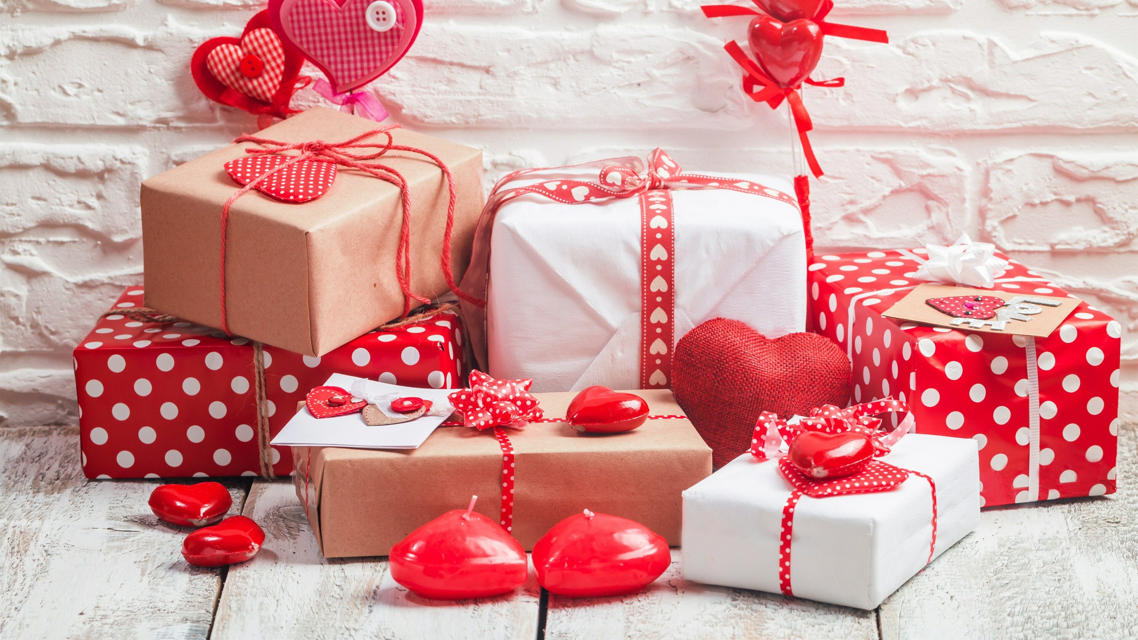 Valentine’s Day, Gifts Wallpaper, 3840x2160 4K Desktop