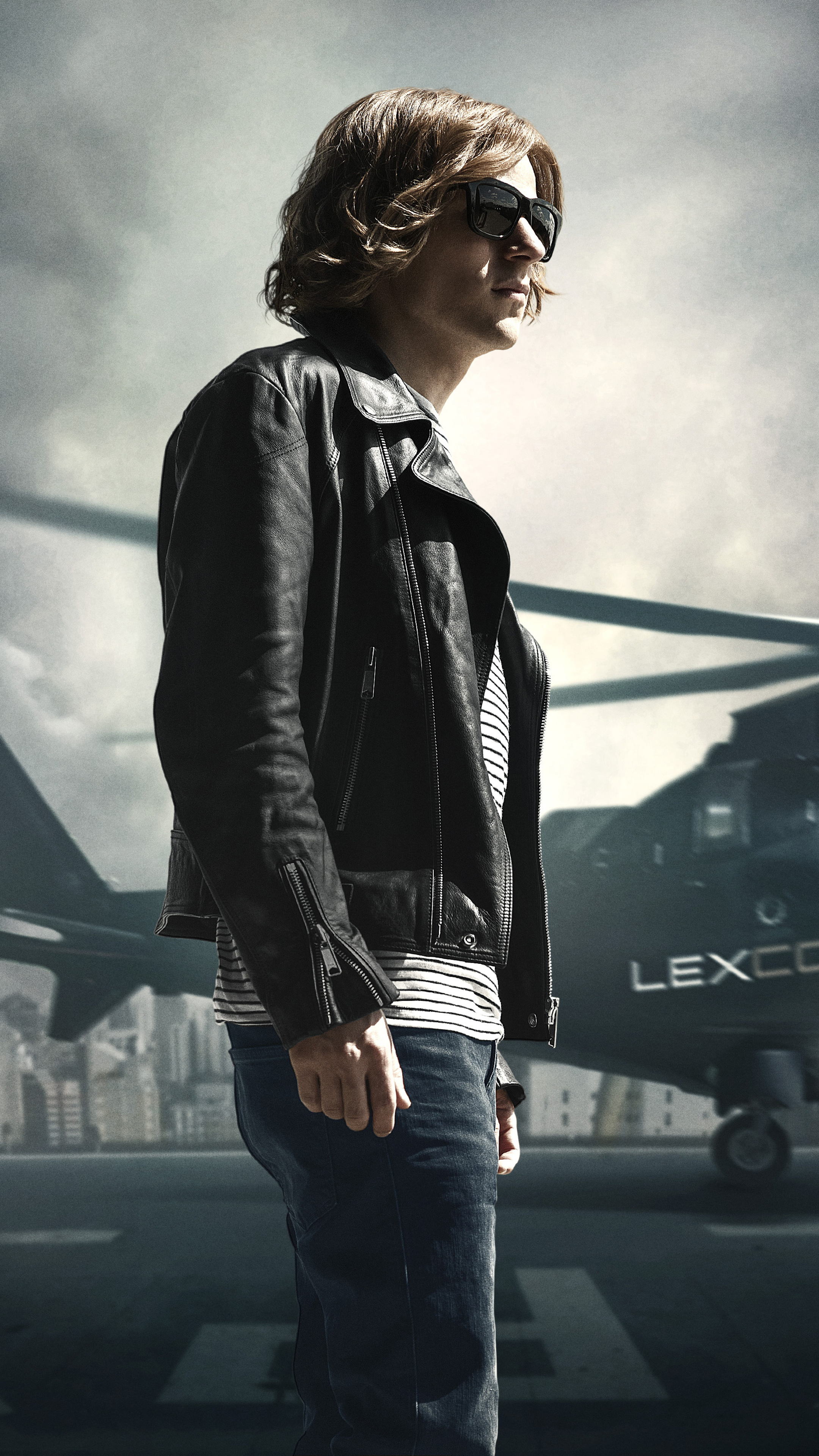 Batman v Superman, Lex Luthor, Jesse Eisenberg, Poster, 2160x3840 4K Phone