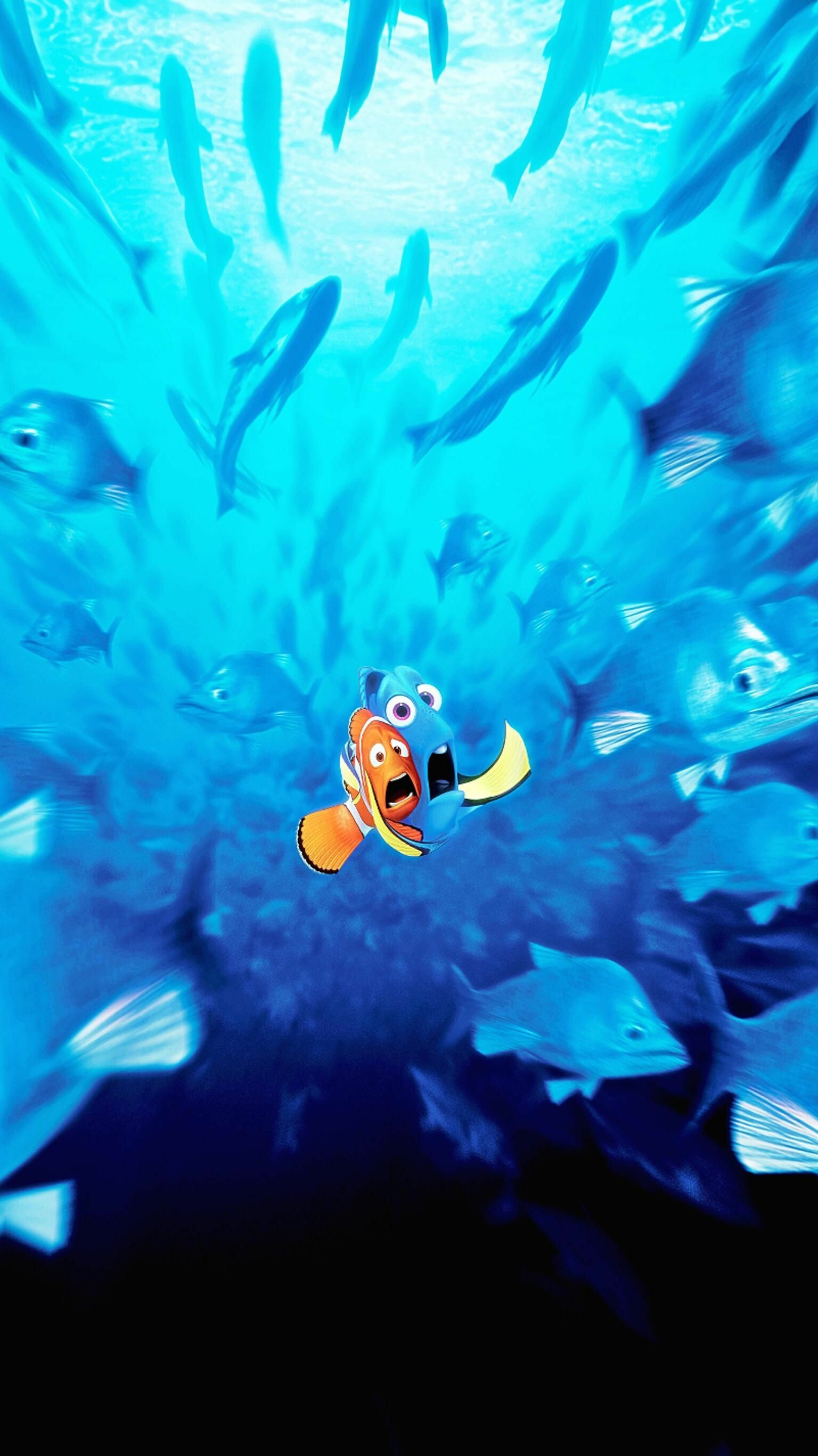 Dory and Marlin, Finding Nemo Wallpaper, 1540x2740 HD Phone