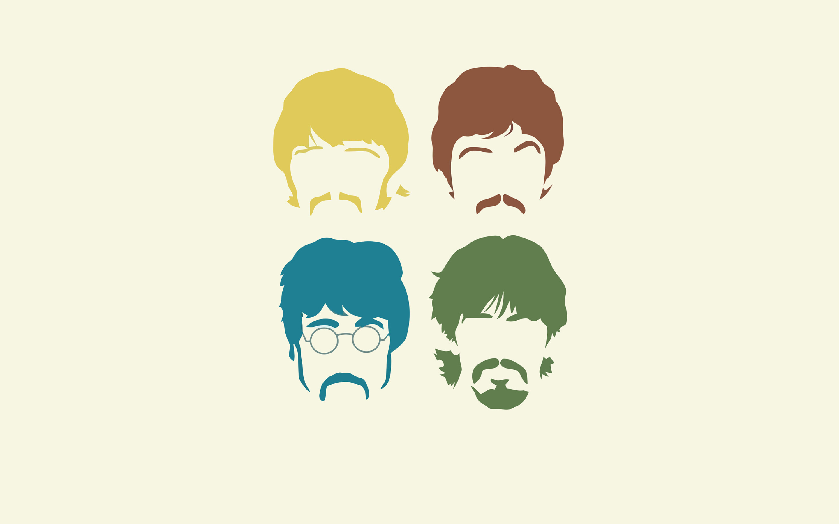 The Beatles, Minimalist phone wallpaper, Michelle Walker's post, 2880x1800 HD Desktop