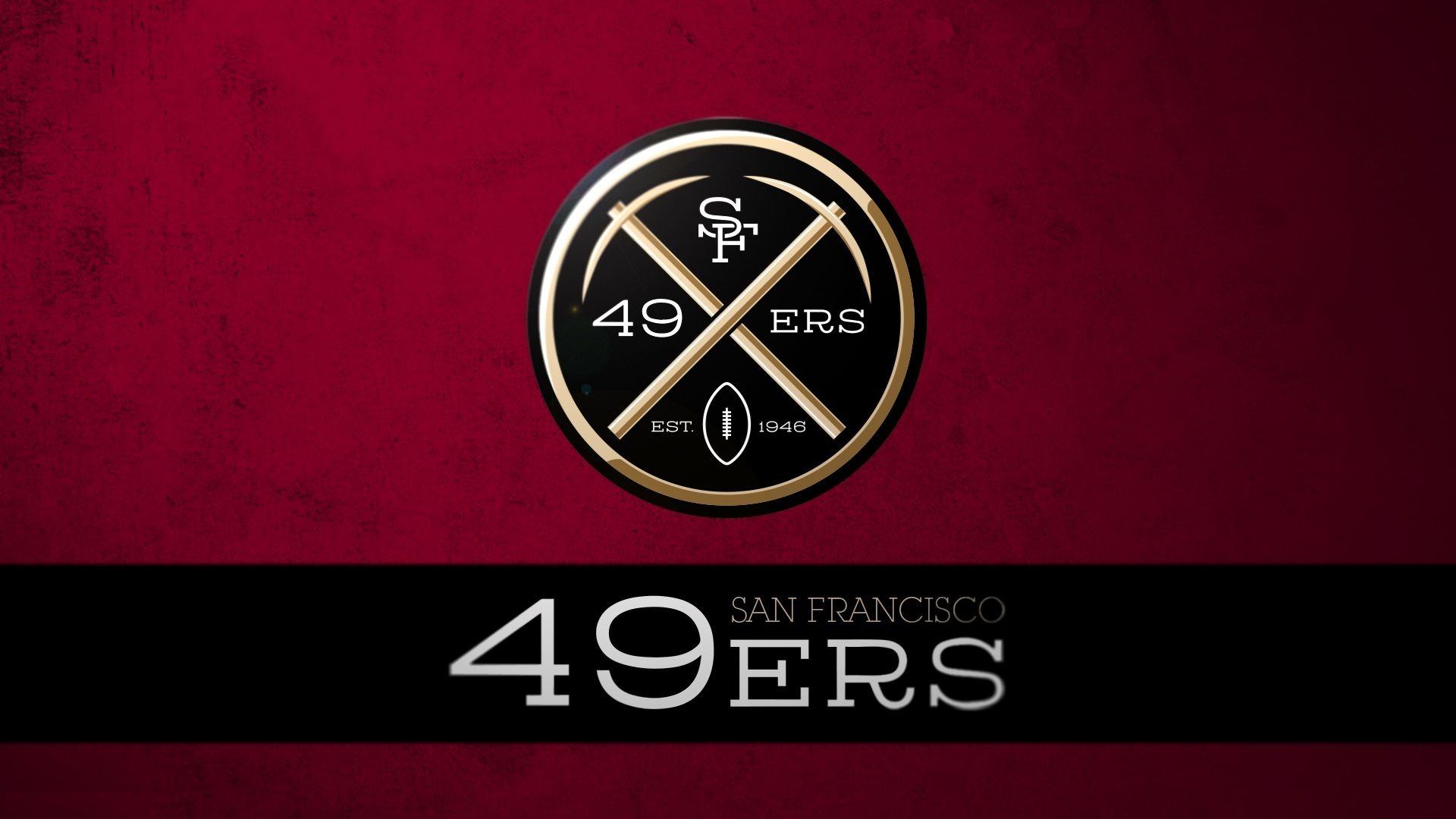 49ers logo, Laptop wallpapers, San Francisco pride, Dedicated fanbase, 1920x1080 Full HD Desktop