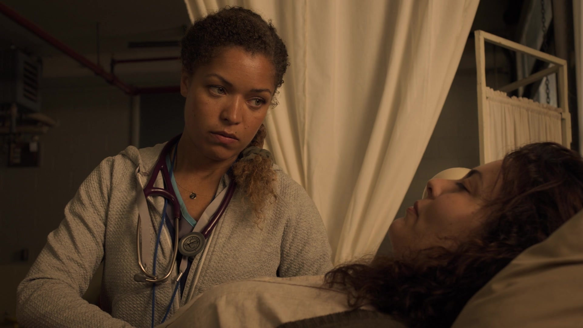 Antonia Thomas, Dr. Claire Browne, Stethoscope, Good Doctor episode, 1920x1080 Full HD Desktop