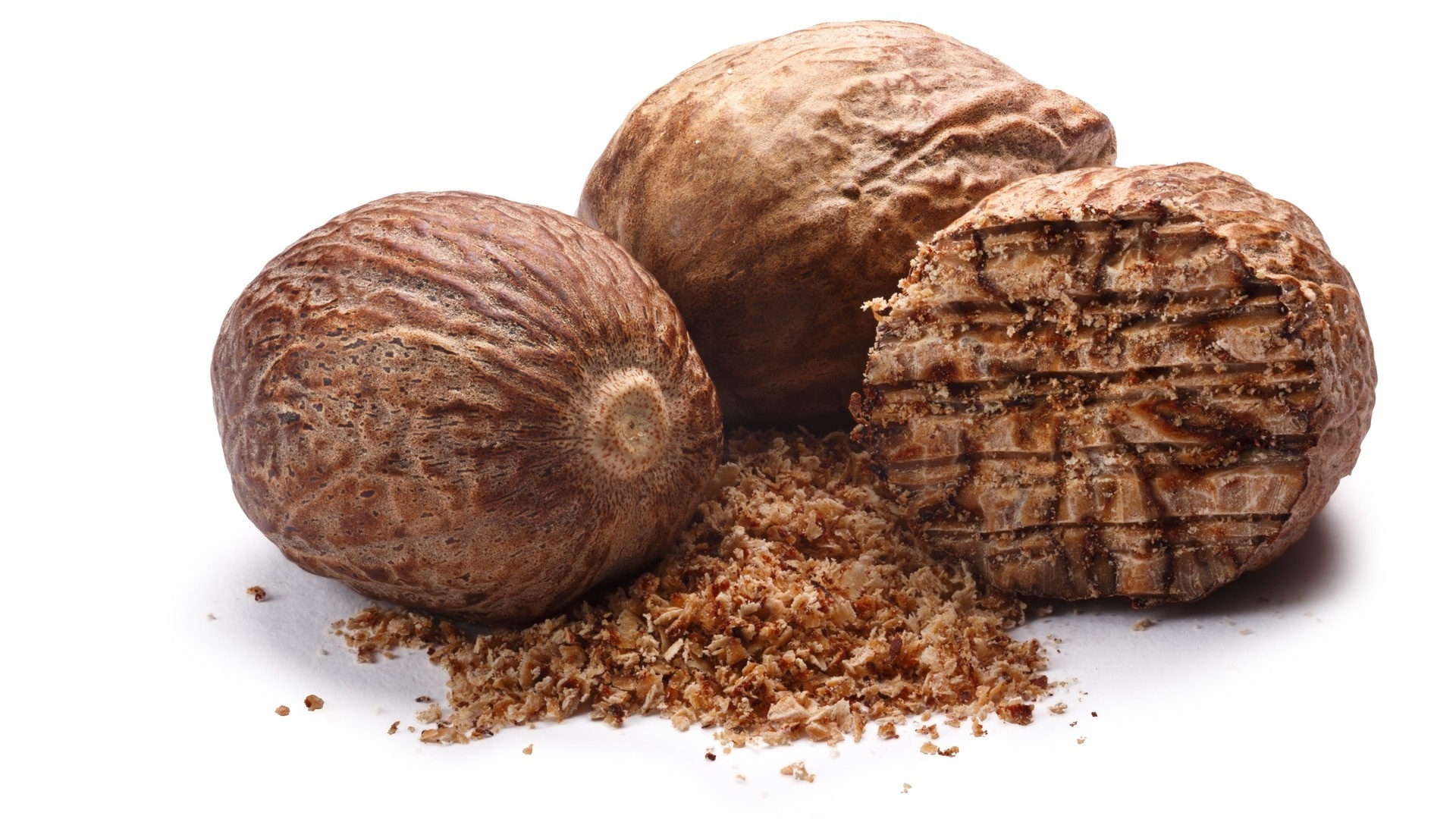 Whole nutmeg spice, Ground nutmeg powder, Nutmeg product, Quality spice purchase, 1920x1080 Full HD Desktop