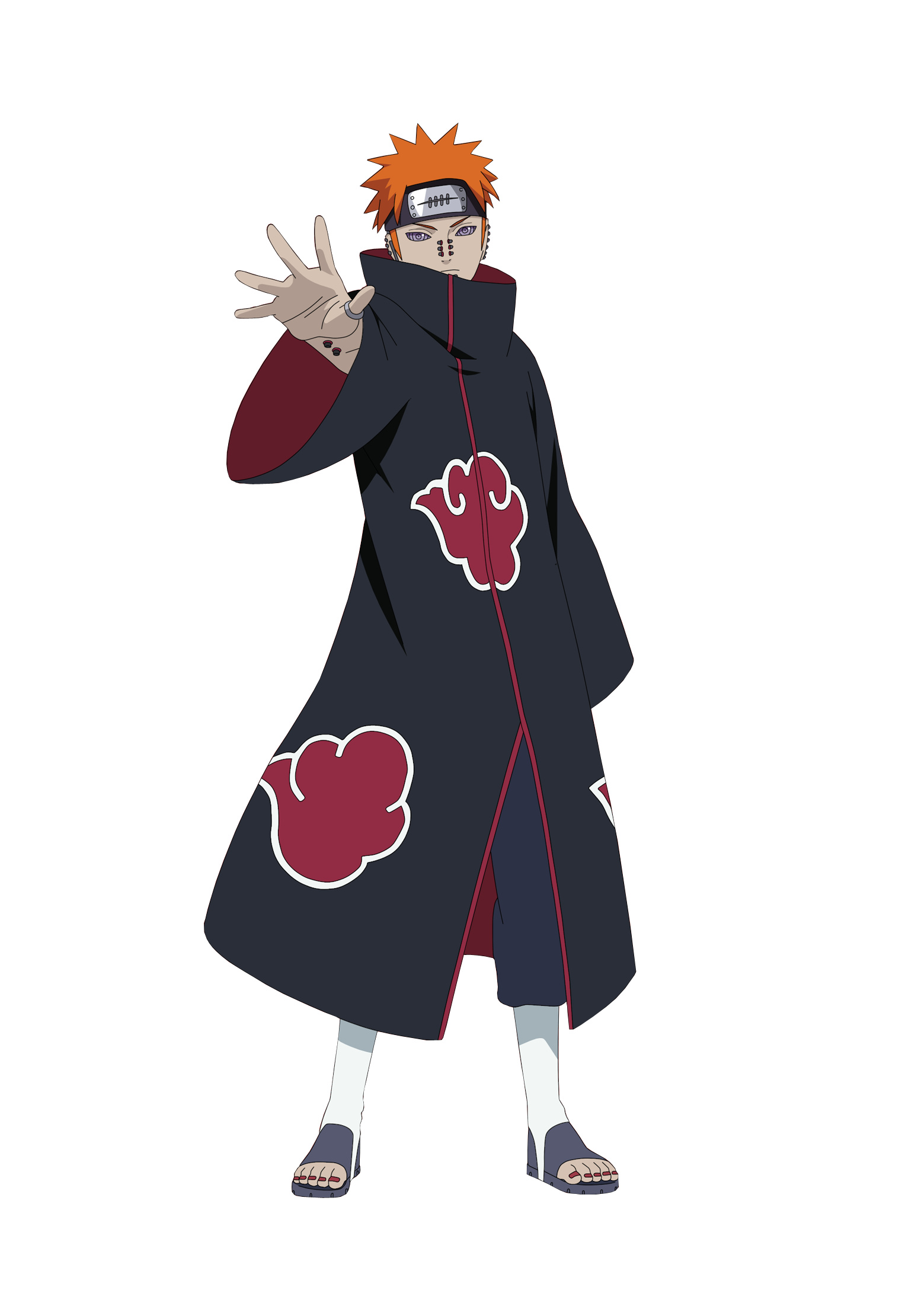 Pain Deva Path, Akatsuki cloak, Rinnegan, HD Phone wallpaper