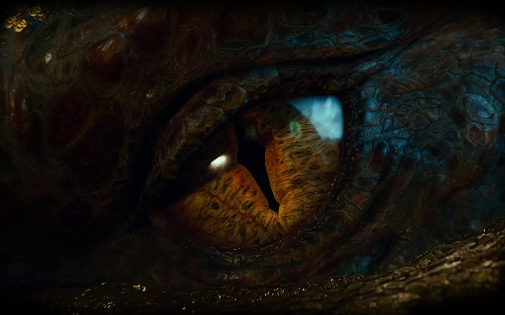 Smaug, Eyes dragons, The Hobbit, Wallpaper, 1920x1200 HD Desktop