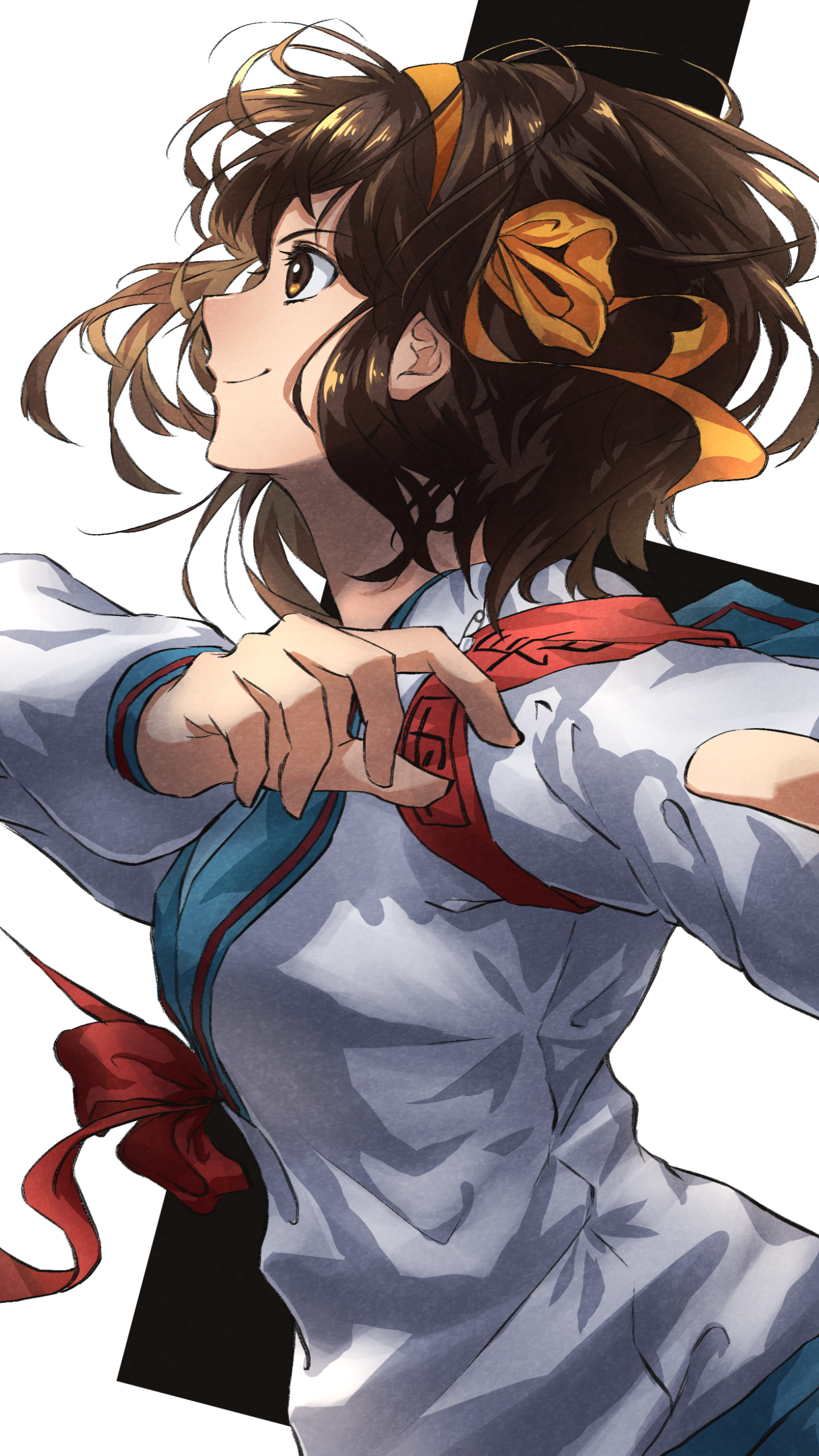 The Melancholy of Haruhi Suzumiya, Anime mystery, Eccentric characters, Supernatural elements, 1440x2560 HD Phone