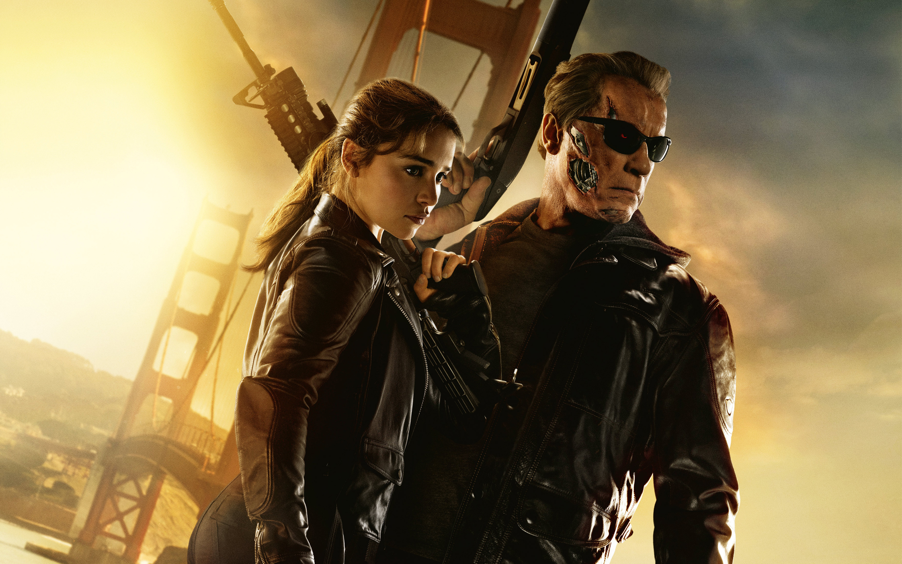 Pops and Sarah, The Terminator Wallpaper, 2880x1800 HD Desktop