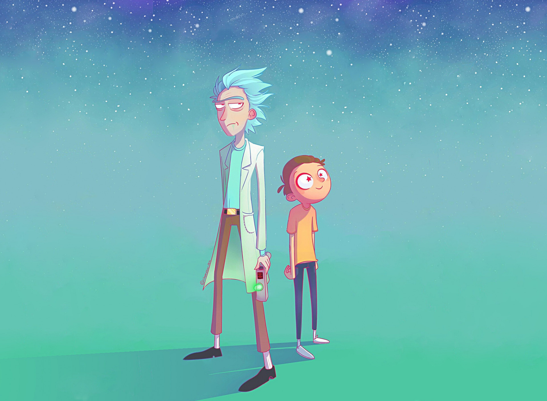 Rick and Morty, Space madness, Scientist Rick, Invention section, 1920x1410 HD Desktop