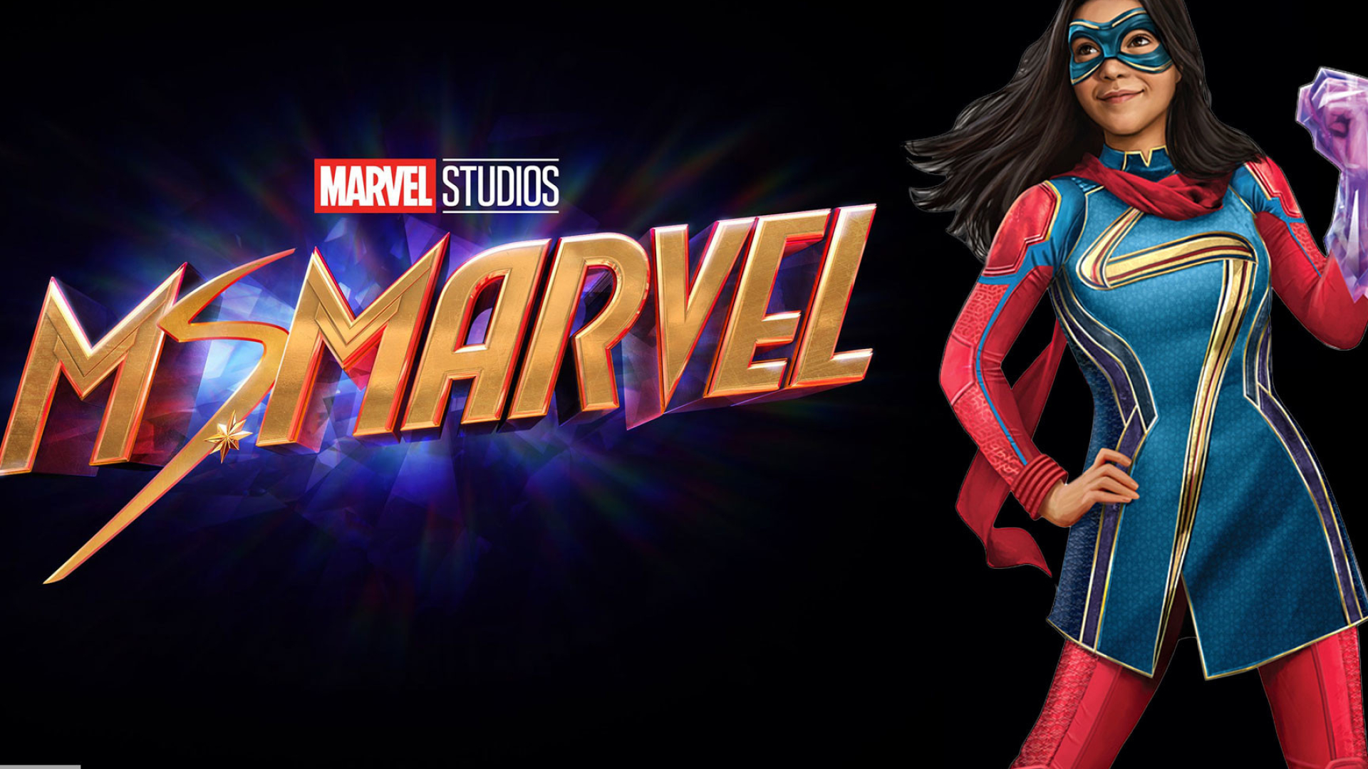 Poster, Ms. Marvel (TV Series) Wallpaper, 1920x1080 Full HD Desktop