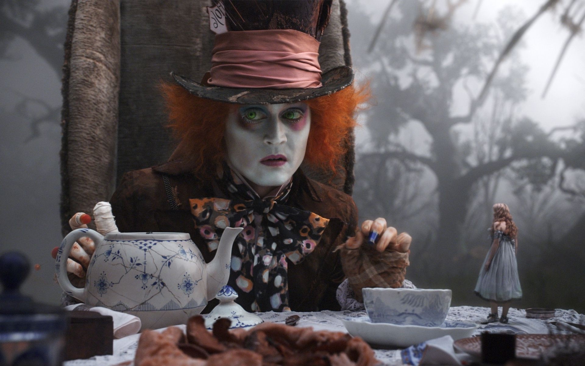 Johnny Depp, Mad Hatter, Wallpapers, Background, 1920x1200 HD Desktop