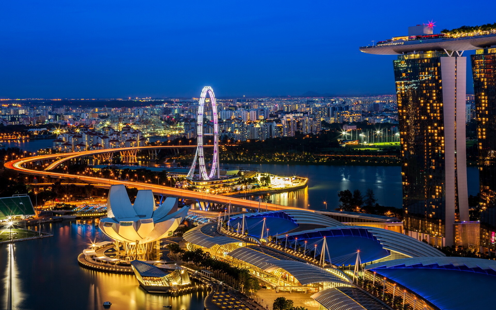 Singapore Flyer, Singapore Wallpaper, 1920x1200 HD Desktop