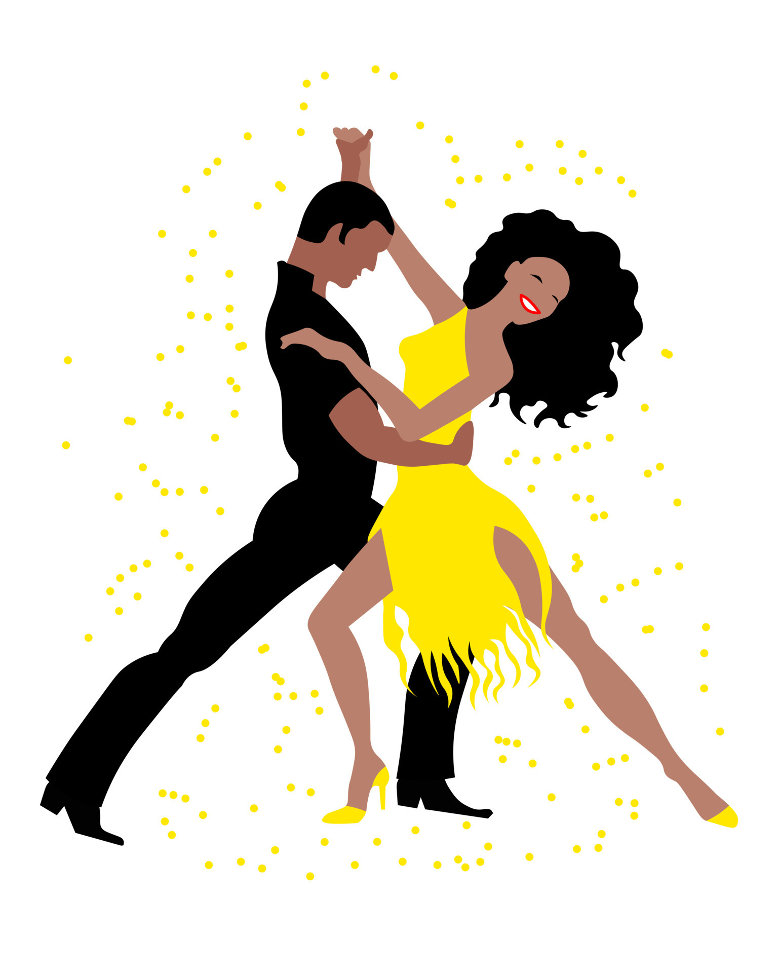 Salsa Dance, Vector art, Icons, Graphics, 1540x1920 HD Phone