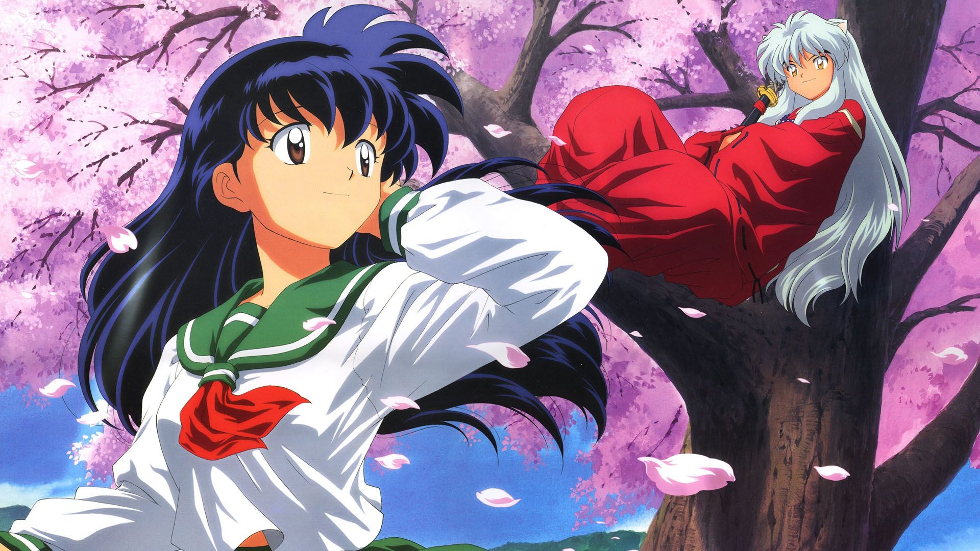 InuYasha and Kagome, InuYasha and Aome, InuYasha wallpaper, High resolution, 1920x1080 Full HD Desktop