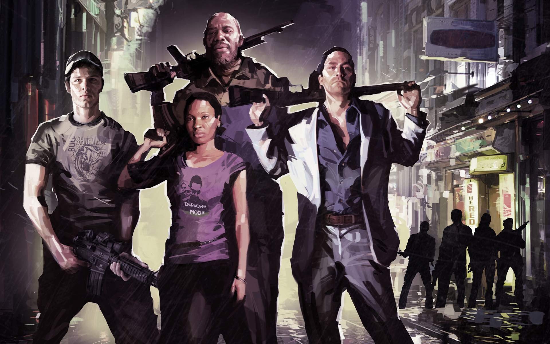 Left 4 Dead, Zombie wallpapers, Immersive gameplay, Intense combat, 1920x1200 HD Desktop