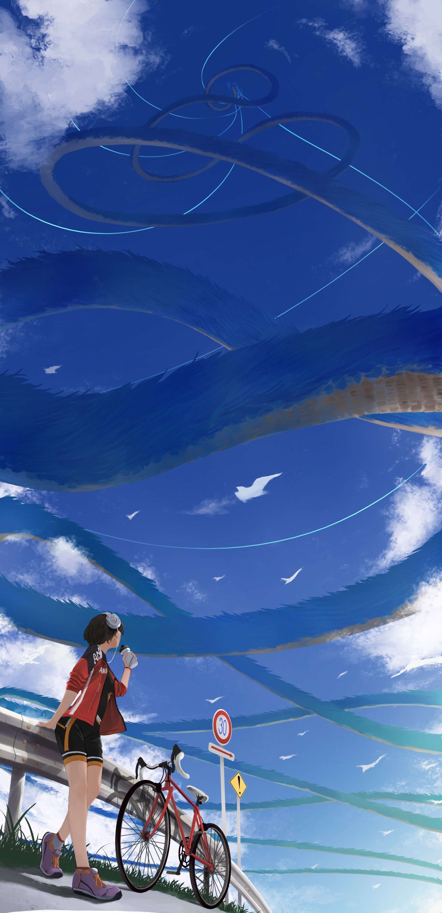 The Girl Who Leapt Through Time, Pixiv art, Zerochan image board, Anime inspiration, 1700x3510 HD Phone