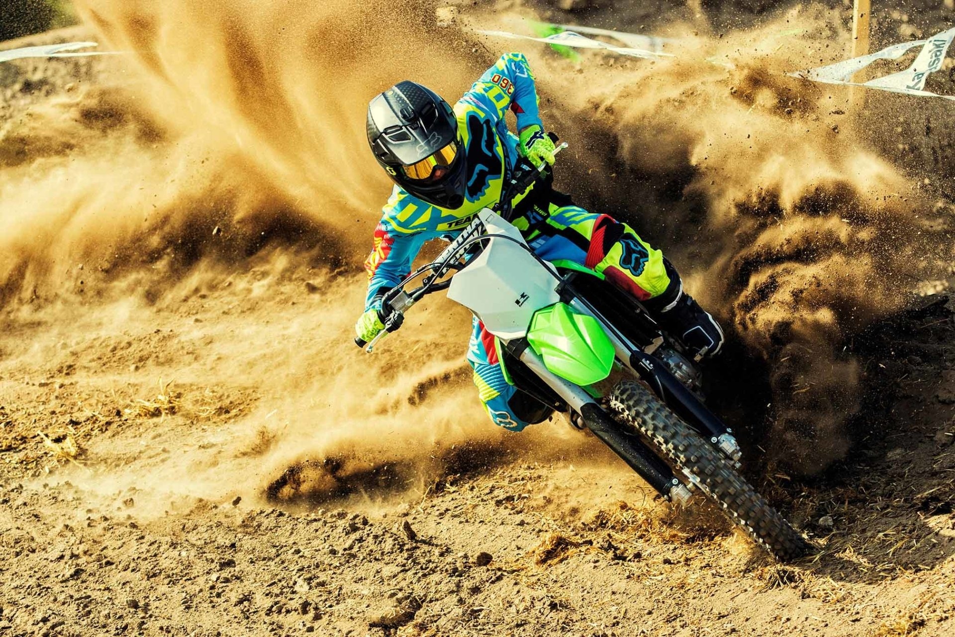 Kawasaki KX450, Extreme off-road, Racing supremacy, Dominate the track, 1920x1280 HD Desktop