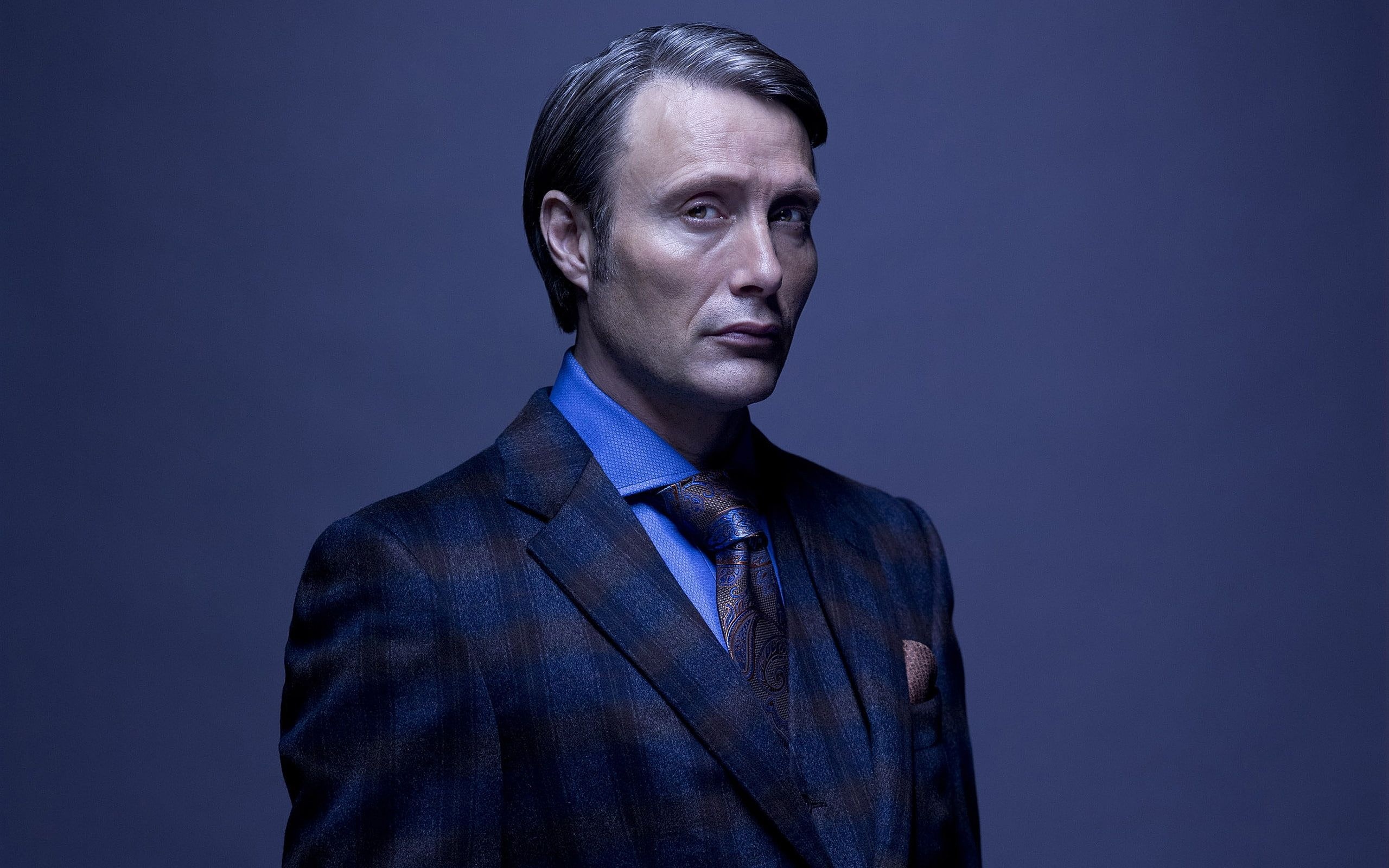 Hannibal Lecter, Mads Mikkelsen, Wallpaper, Intense, 2560x1600 HD Desktop