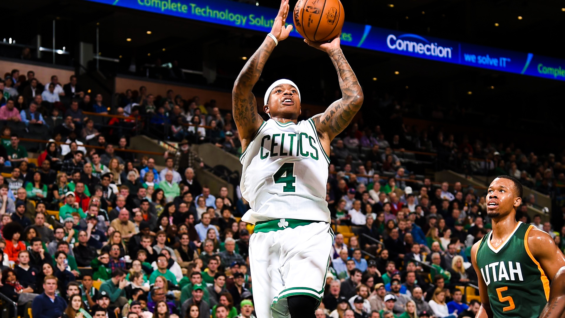 Isaiah Thomas, Sports, Celtics, Desktop Wallpaper, 1920x1080 Full HD Desktop