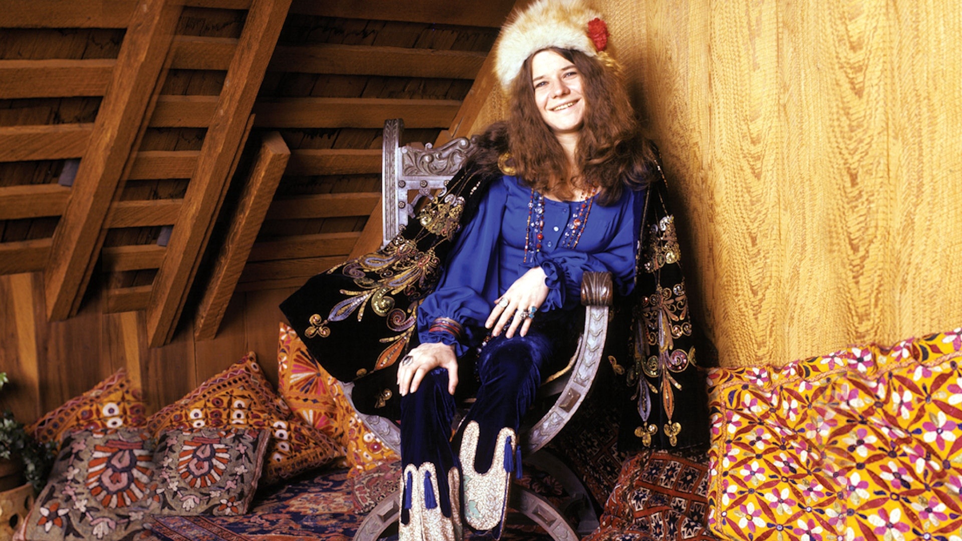 Janis Joplin, Vibrant wallpaper, Posted by Zoey Thompson, Musical inspiration, 1920x1080 Full HD Desktop